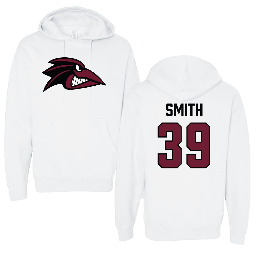 Franklin Pierce University Lacrosse (M) White Hoodie - #39 Nick Smith