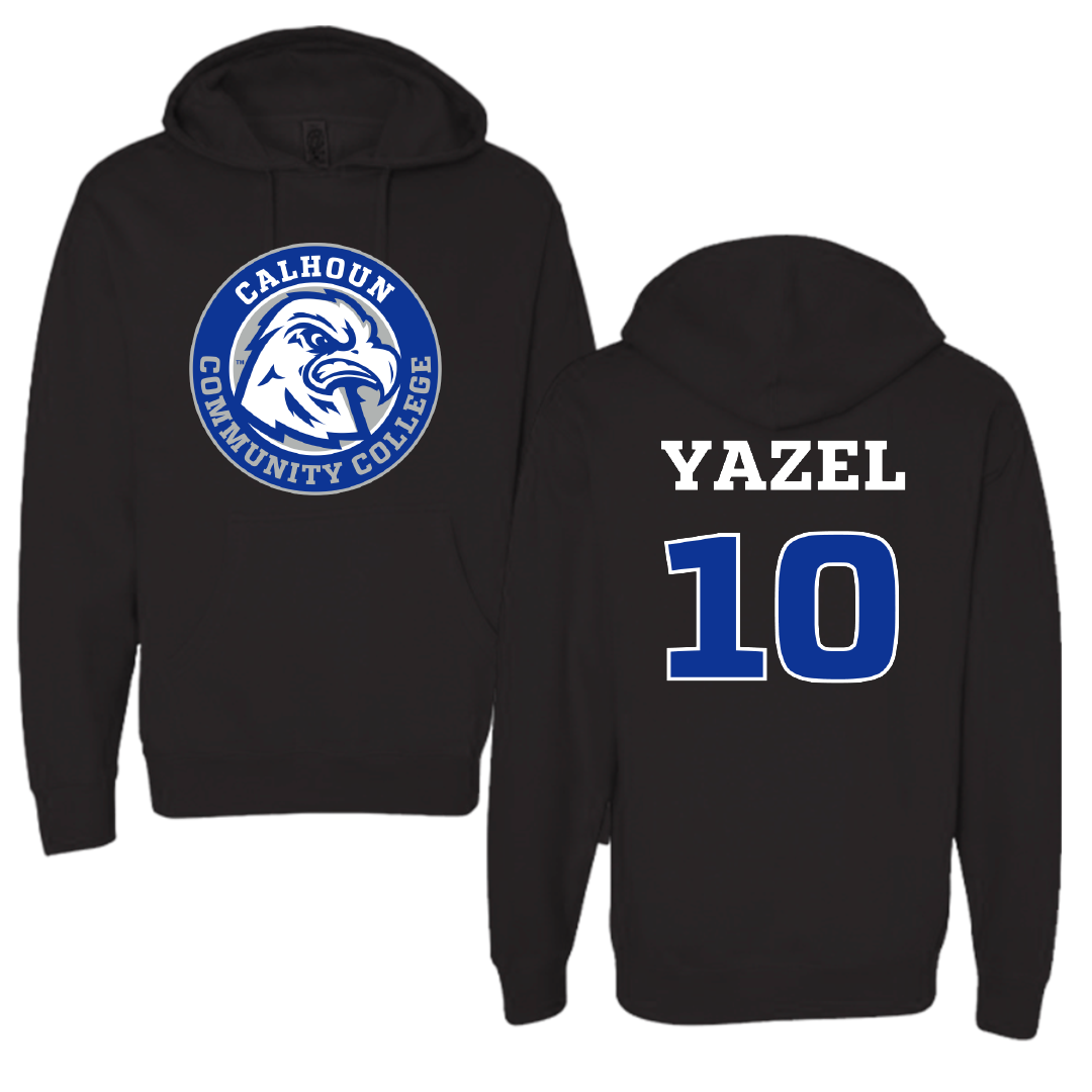 Calhoun Community College Baseball Black Hoodie - #10 Adam Yazel