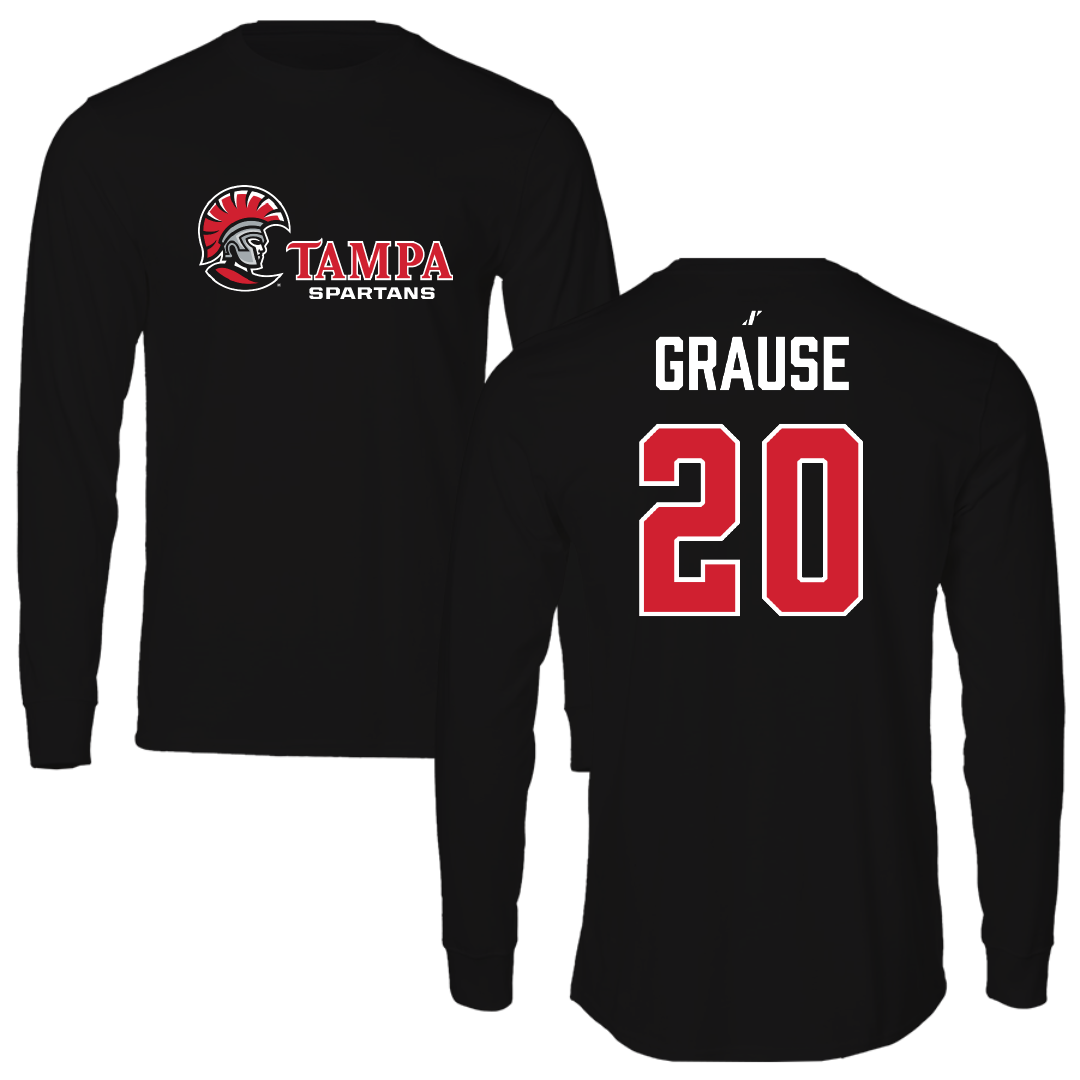 University of Tampa Baseball Black Long Sleeve - #20 Austin Grause