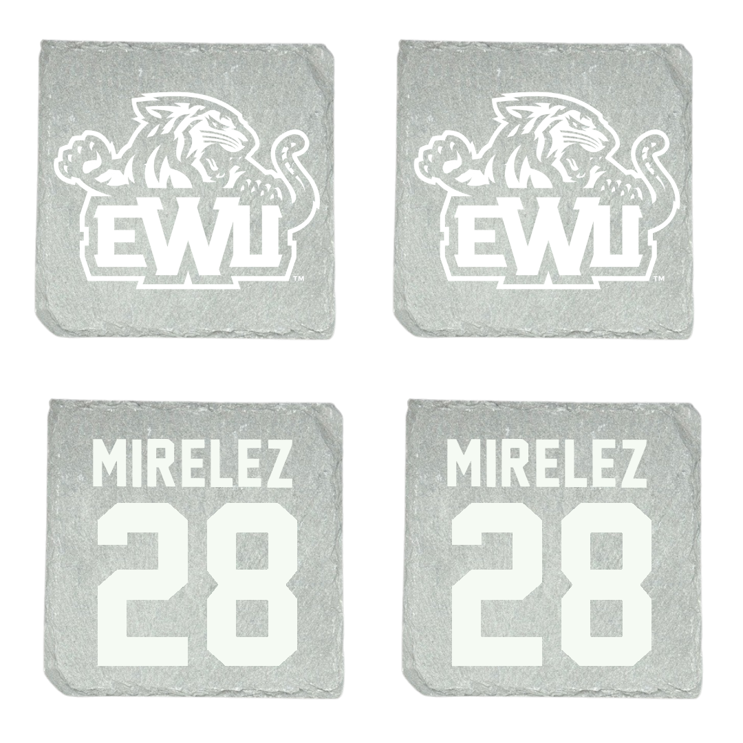 Edward Waters University Softball Stone Coaster (4 Pack)  - #28 Amya Mirelez