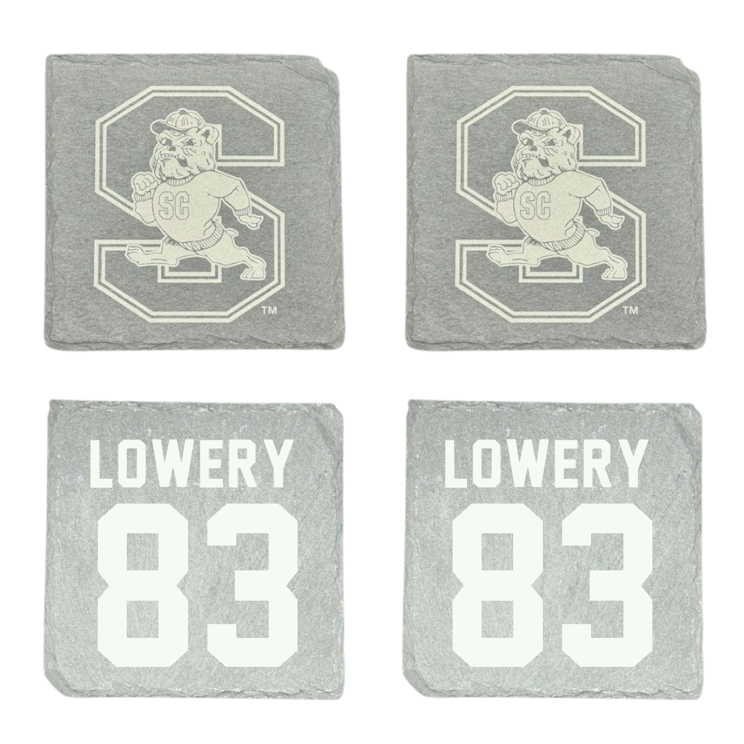 South Carolina State University Football Stone Coaster (4 Pack)  - #83 Terry Lowery