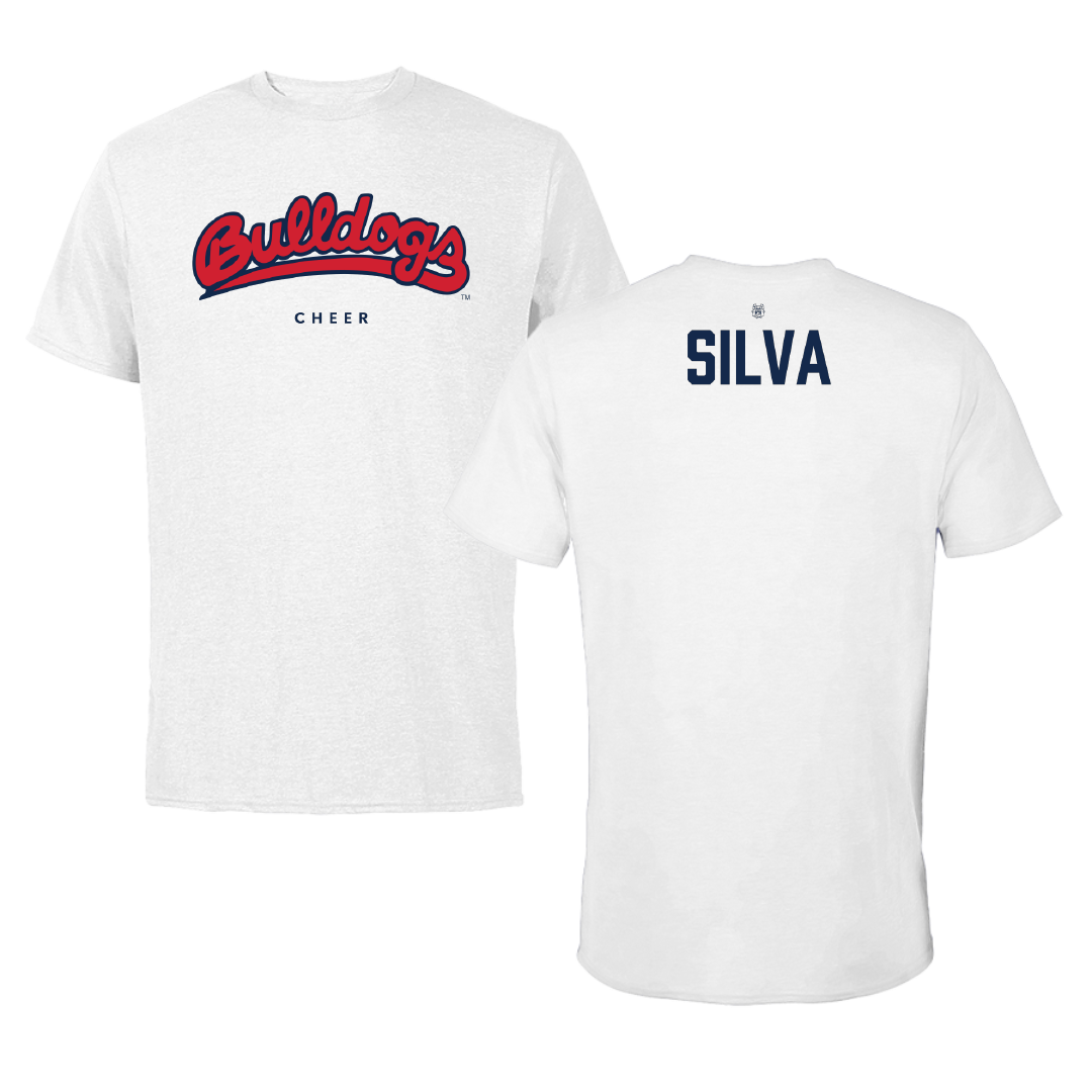 Fresno State University Cheer White Performance Tee - Rynna Silva