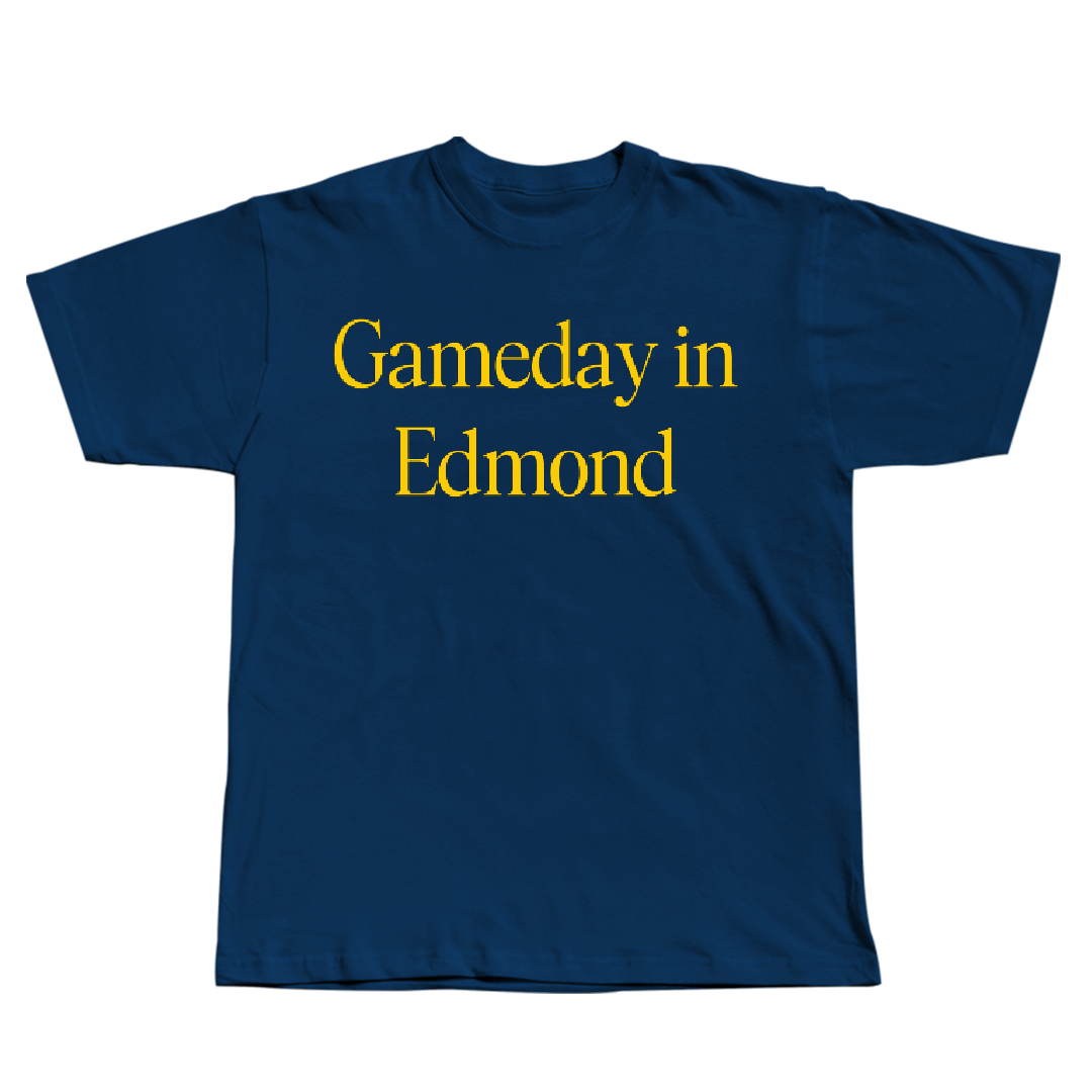 University of Central Oklahoma Baseball Navy Gameday Tee - #36 Conner Chambers