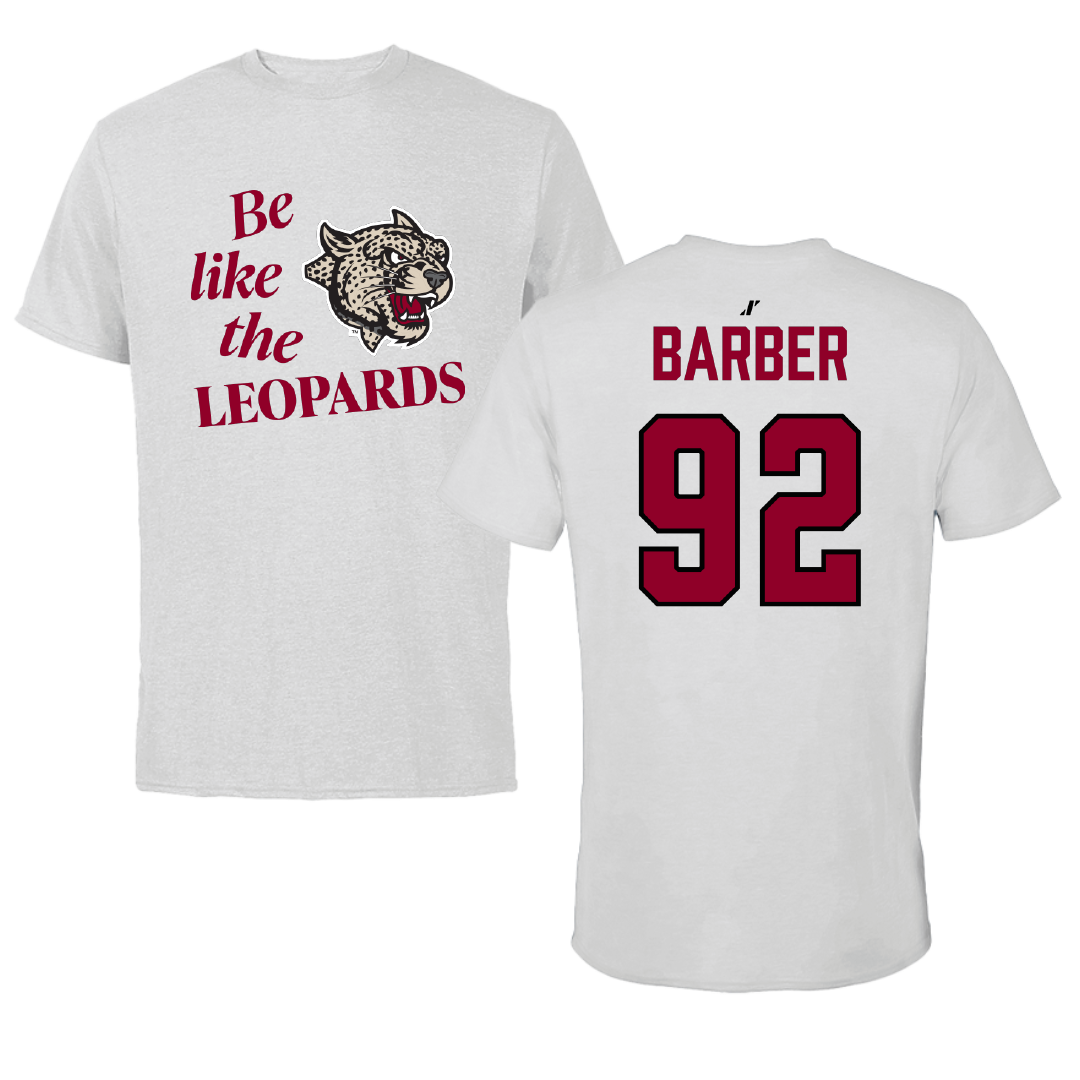 Lafayette College Football Light Gray Be Like Us Tee - #92 Will Barber