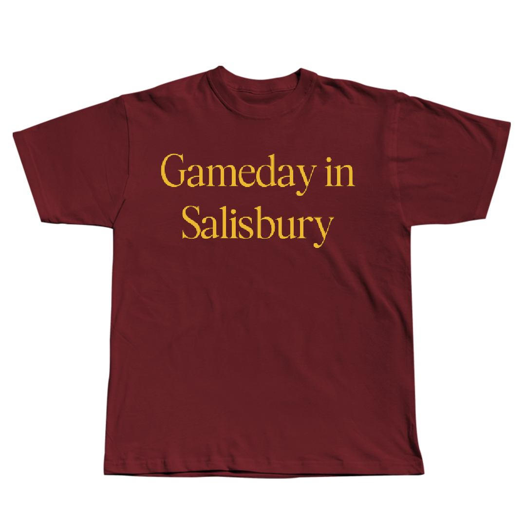 Salisbury University Golf (M) Maroon Gameday Tee - Mason Ellis
