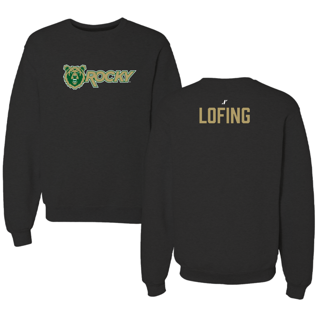 Rocky Mountain College Golf (M) Black Crewneck - Chase Lofing