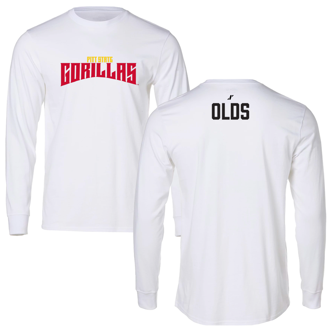 Pittsburg State University TF and XC White Classic Long Sleeve - Madi Olds