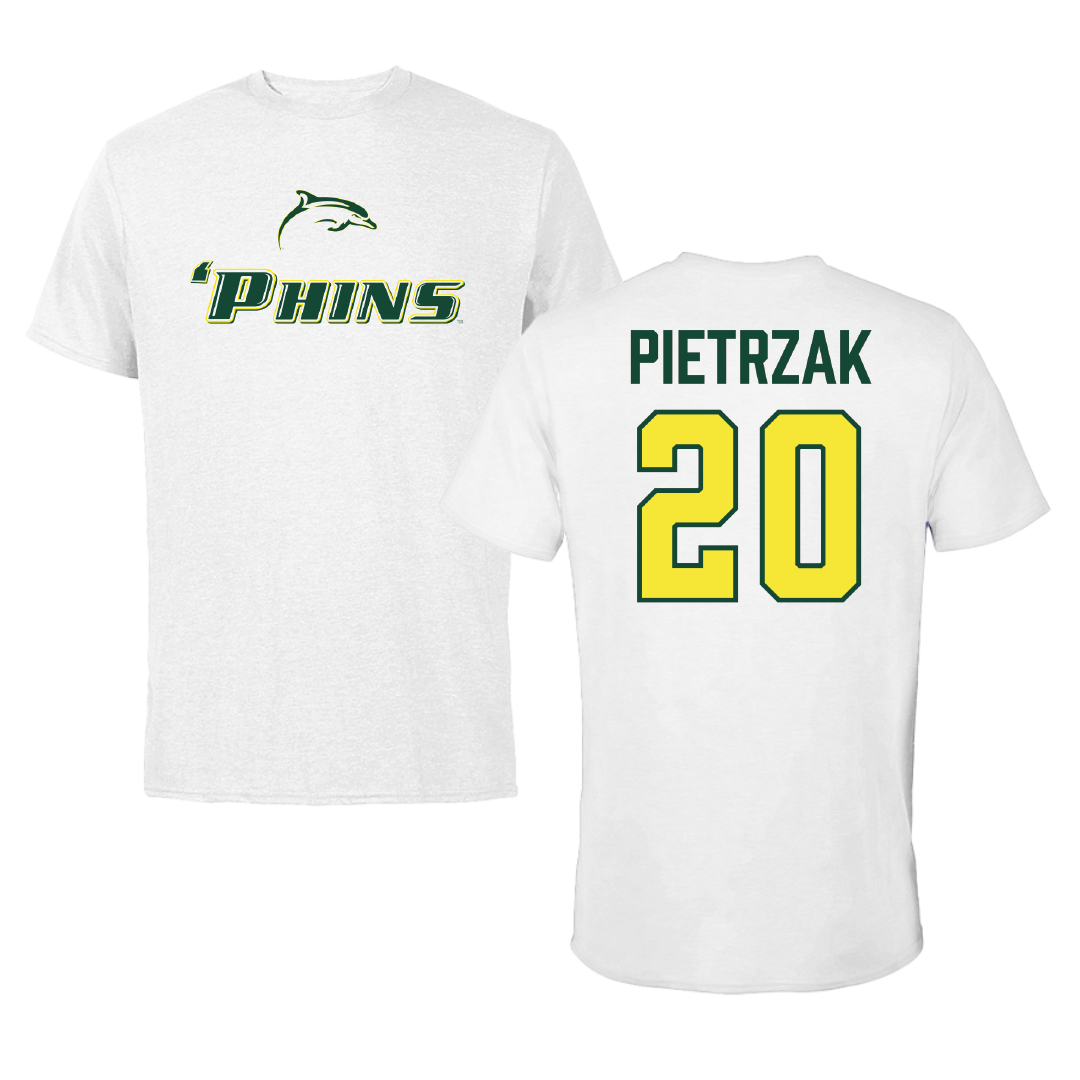 Le Moyne College Soccer (W) White Tee - #20 Mallory Pietrzak