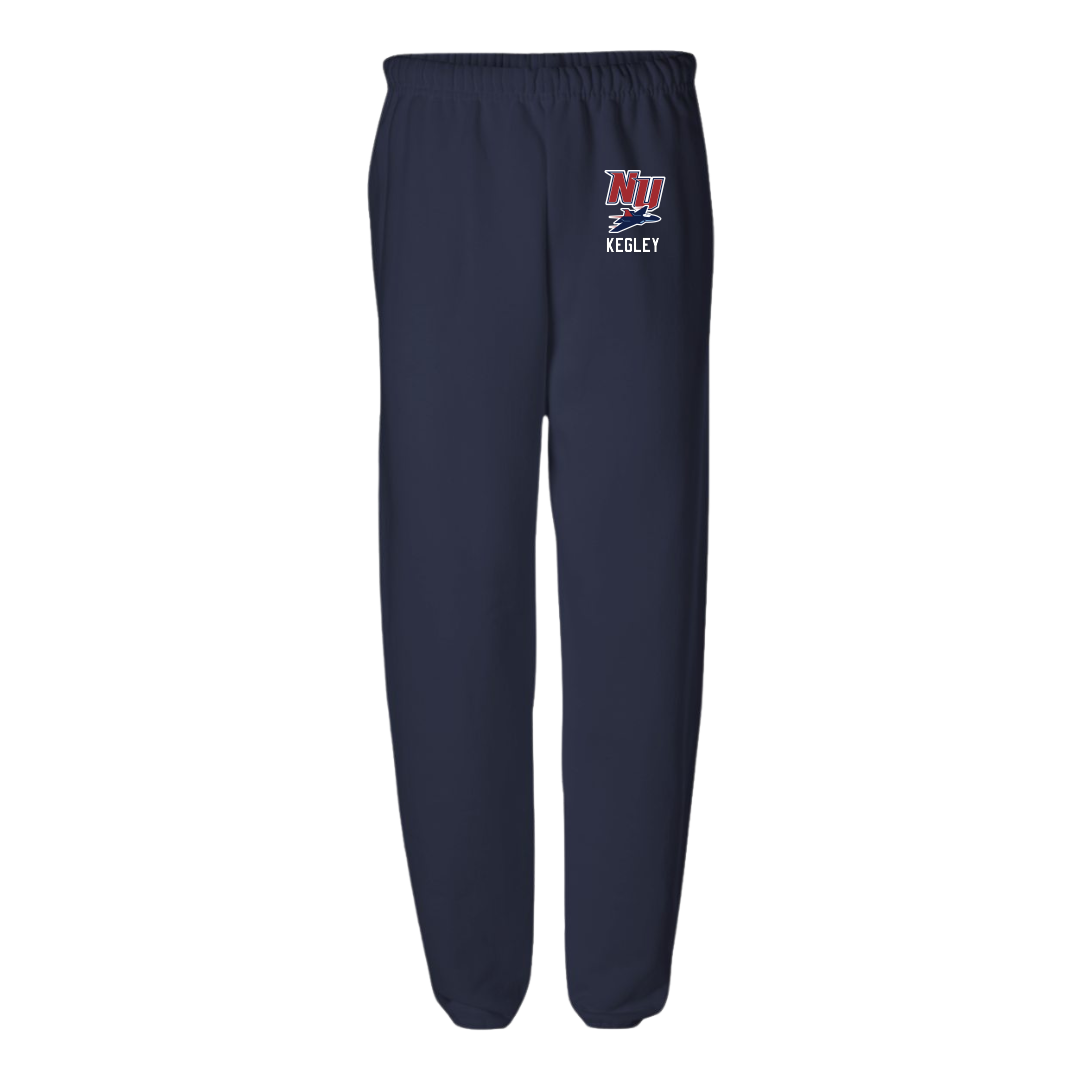 Newman University Wrestling (M) Navy Sweatpants - Bryce Kegley
