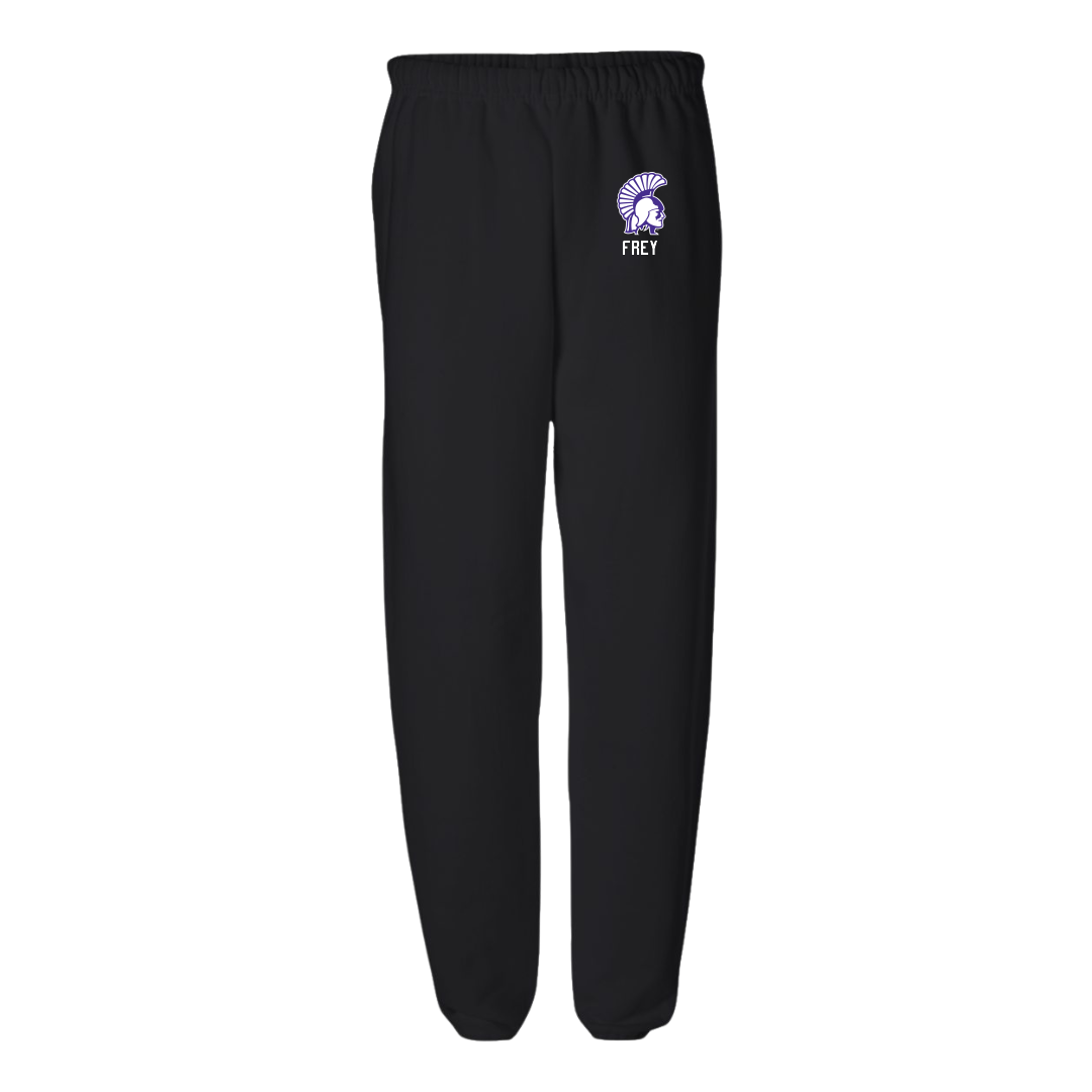 Winona State University Baseball Black Sweatpants - #44 Mitchell Frey