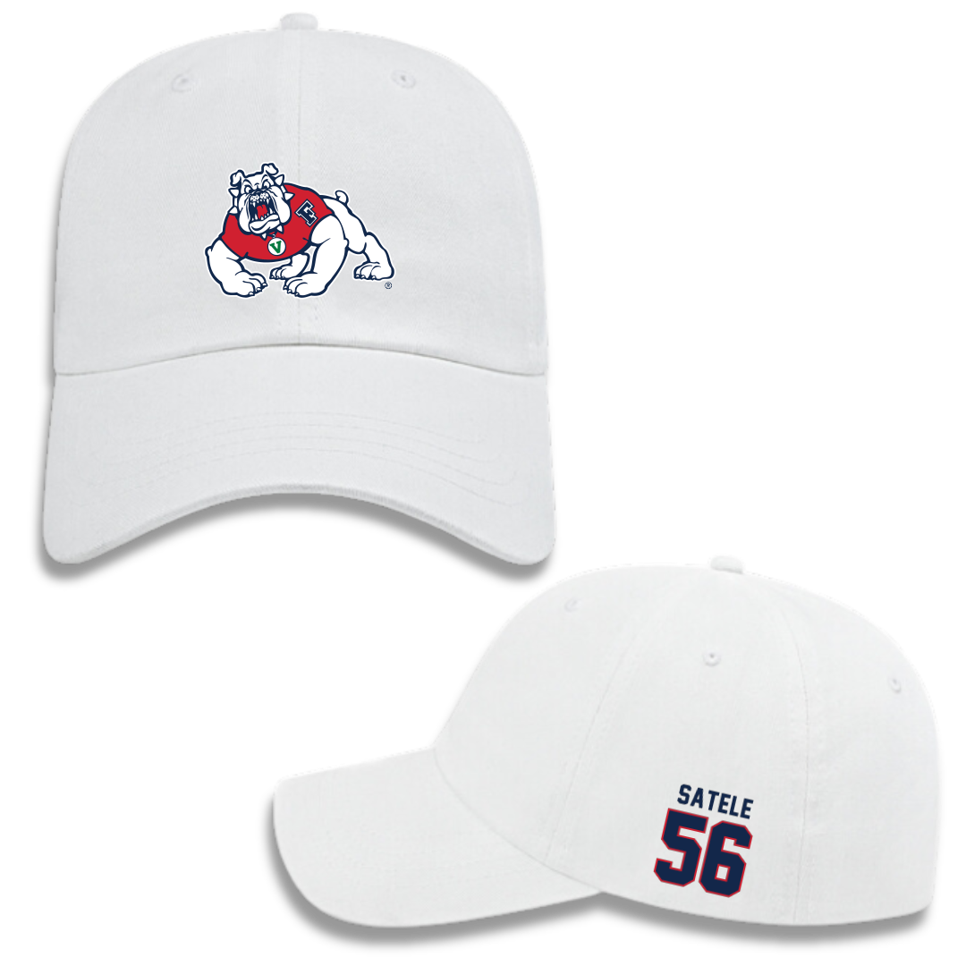 Fresno State University Football White Hat - #56 Jairus Satele