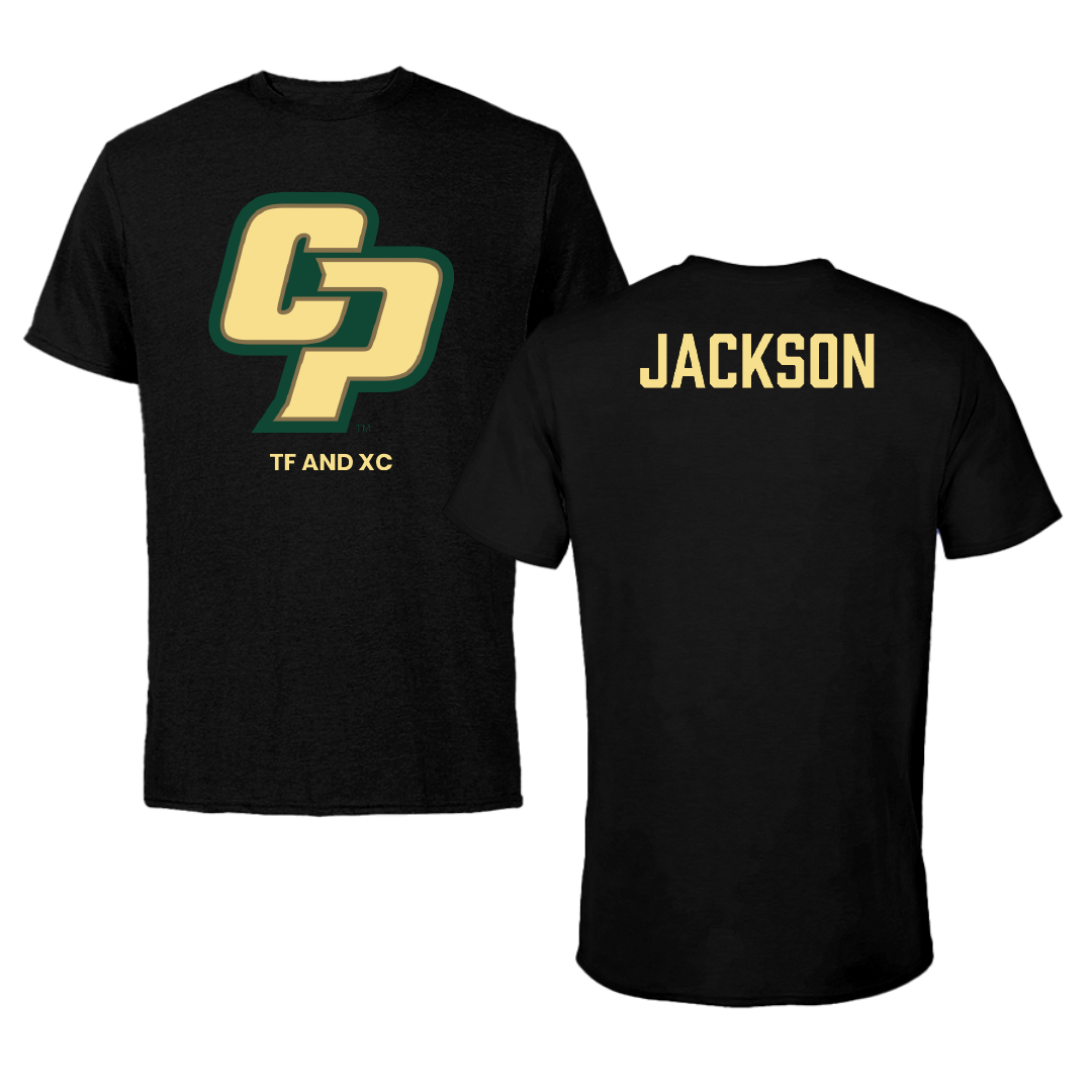 Cal Poly TF and XC Black Performance Tee - Jordan Jackson