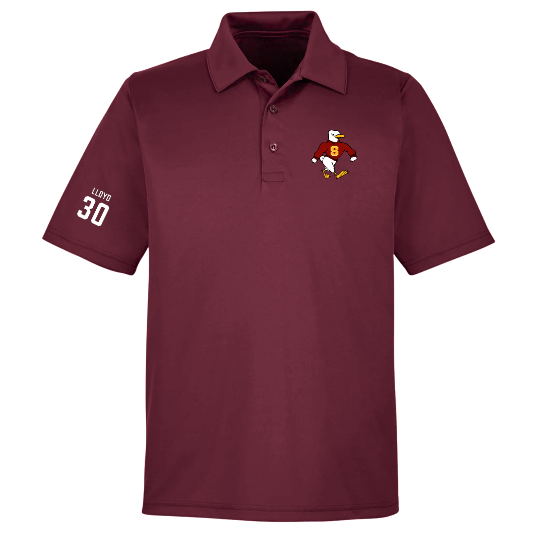 Salisbury University Basketball (M) Maroon Polo - #30 Donovan Lloyd