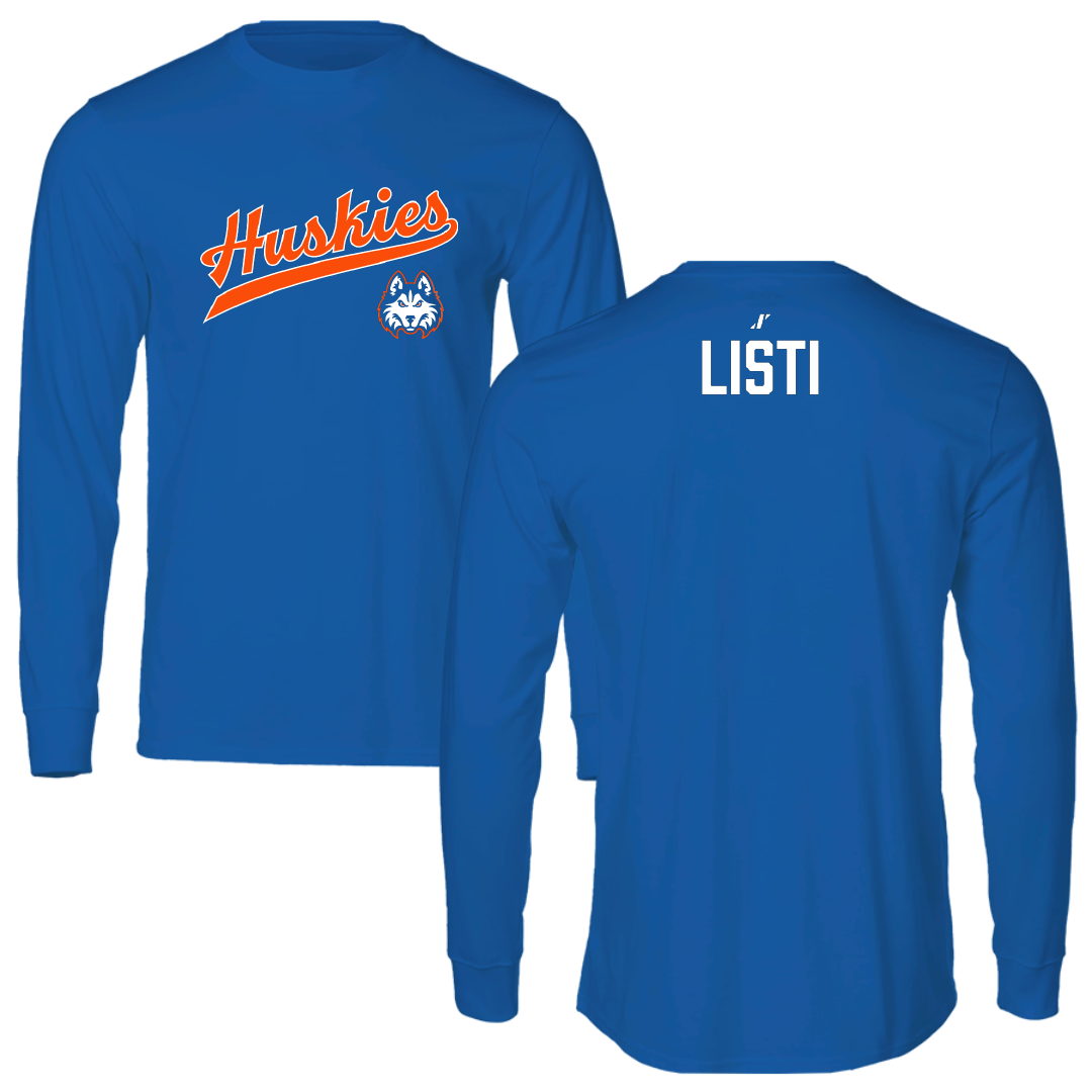 Houston Christian University TF and XC Blue General Performance Long Sleeve - Tristen Listi
