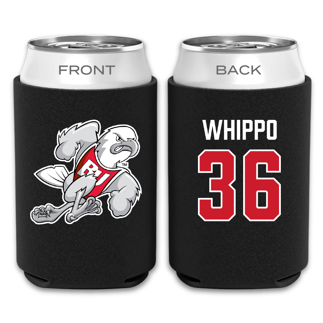 Biola University Baseball Black Can Cooler - #36 Nicholas Whippo