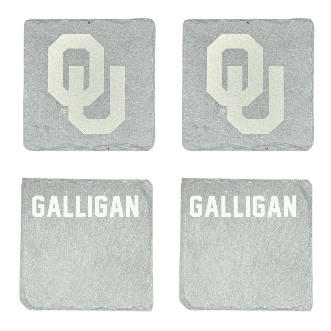 University of Oklahoma POM Stone Coaster (4 Pack)  - Maggie Galligan