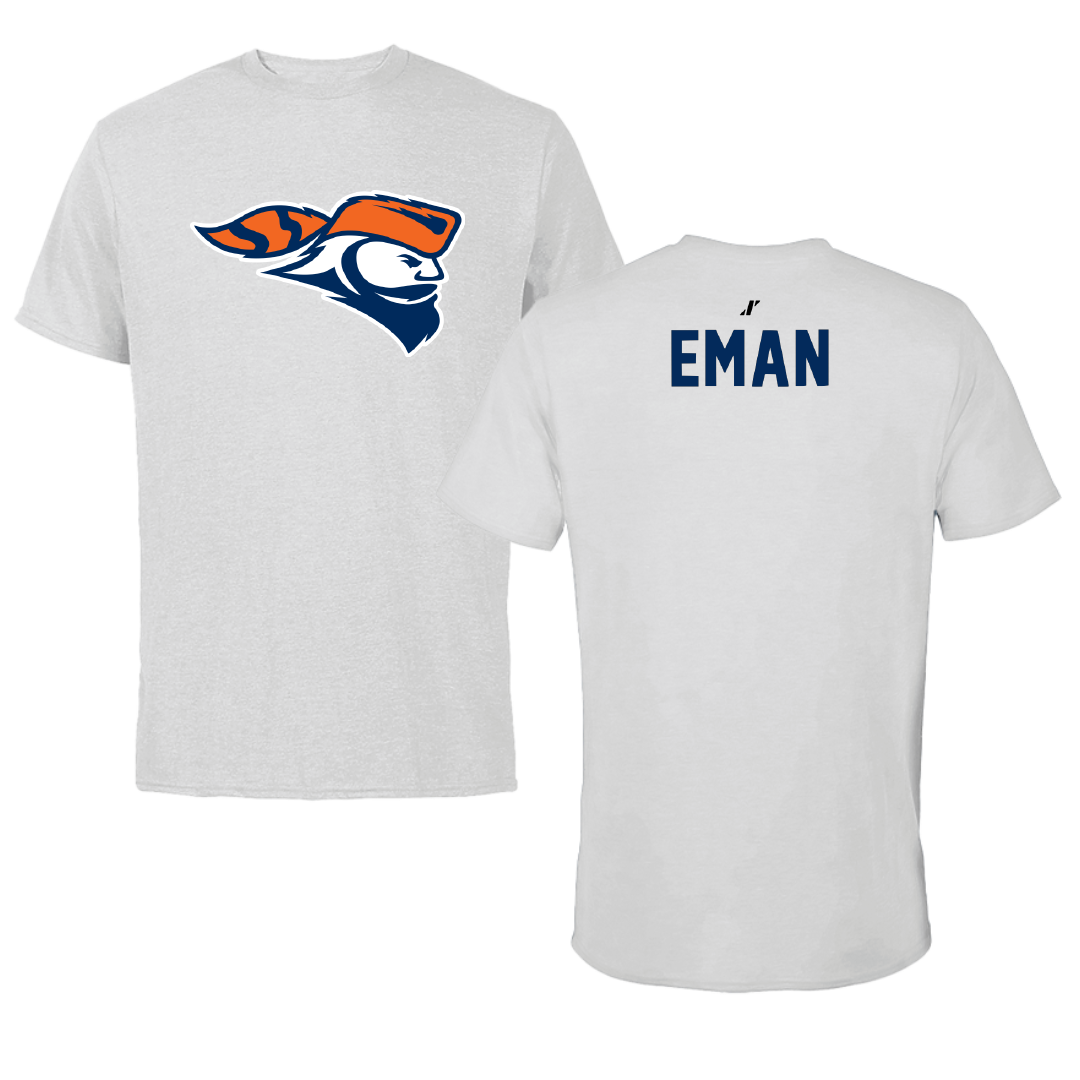 Carroll University Tennis Light Gray Tee - David Eman