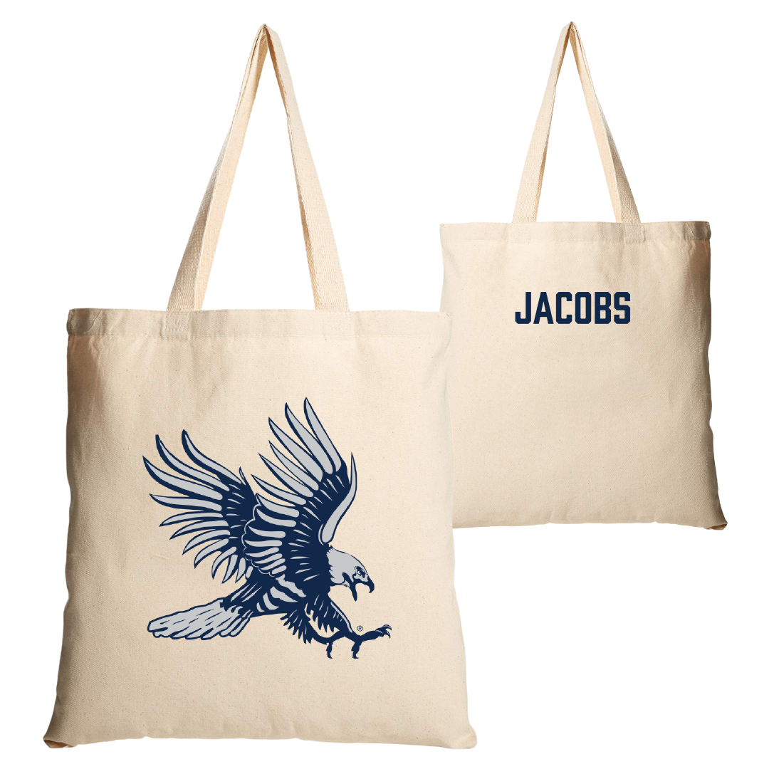 Dickinson State University Golf Tan Canvas Tote Bag - Cheyenne Jacobs