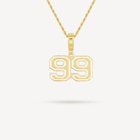 Gold Presidents Pendant and Chain - #99 Dewayne Duncantel