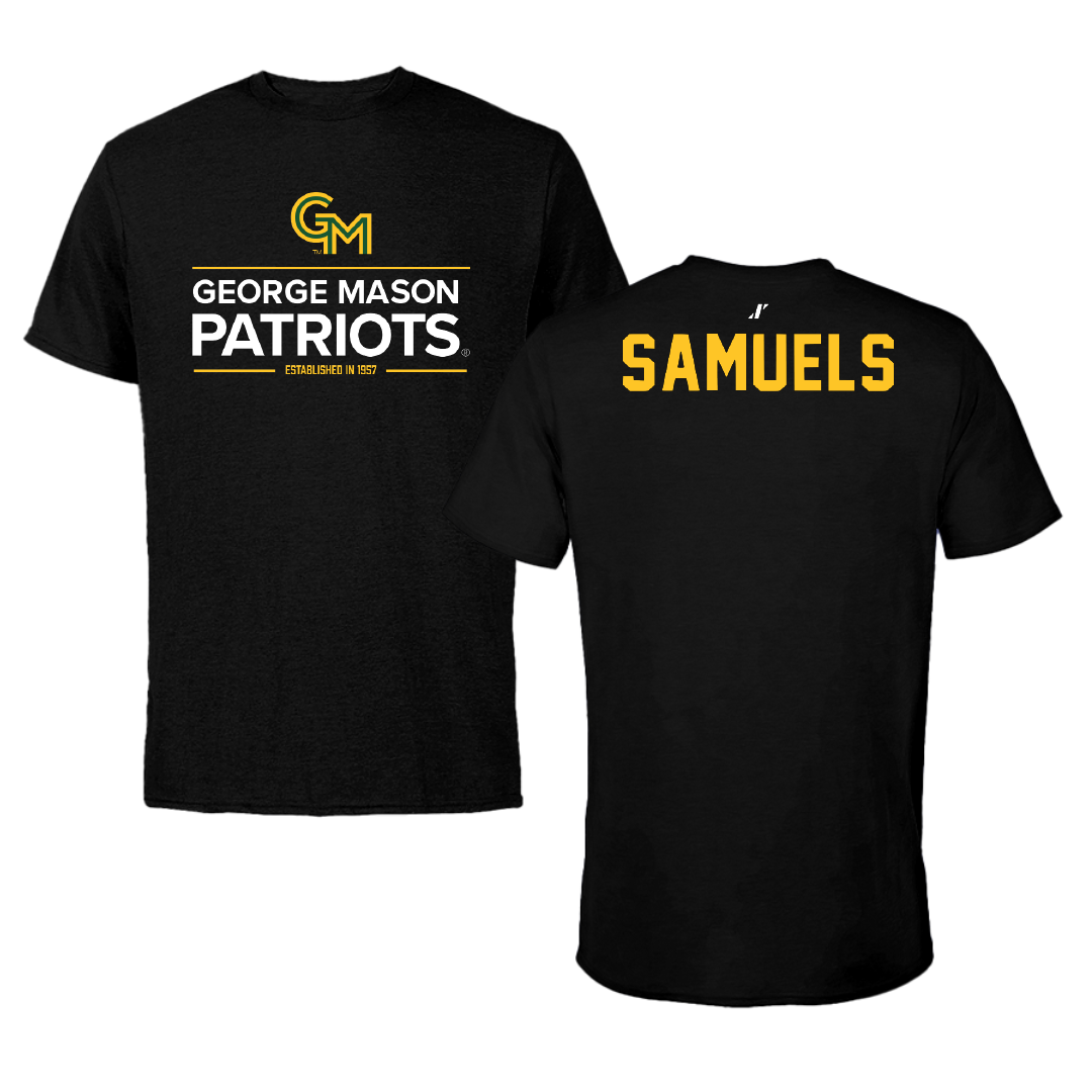 George Mason University TF and XC Black General Performance Tee - Mason Samuels