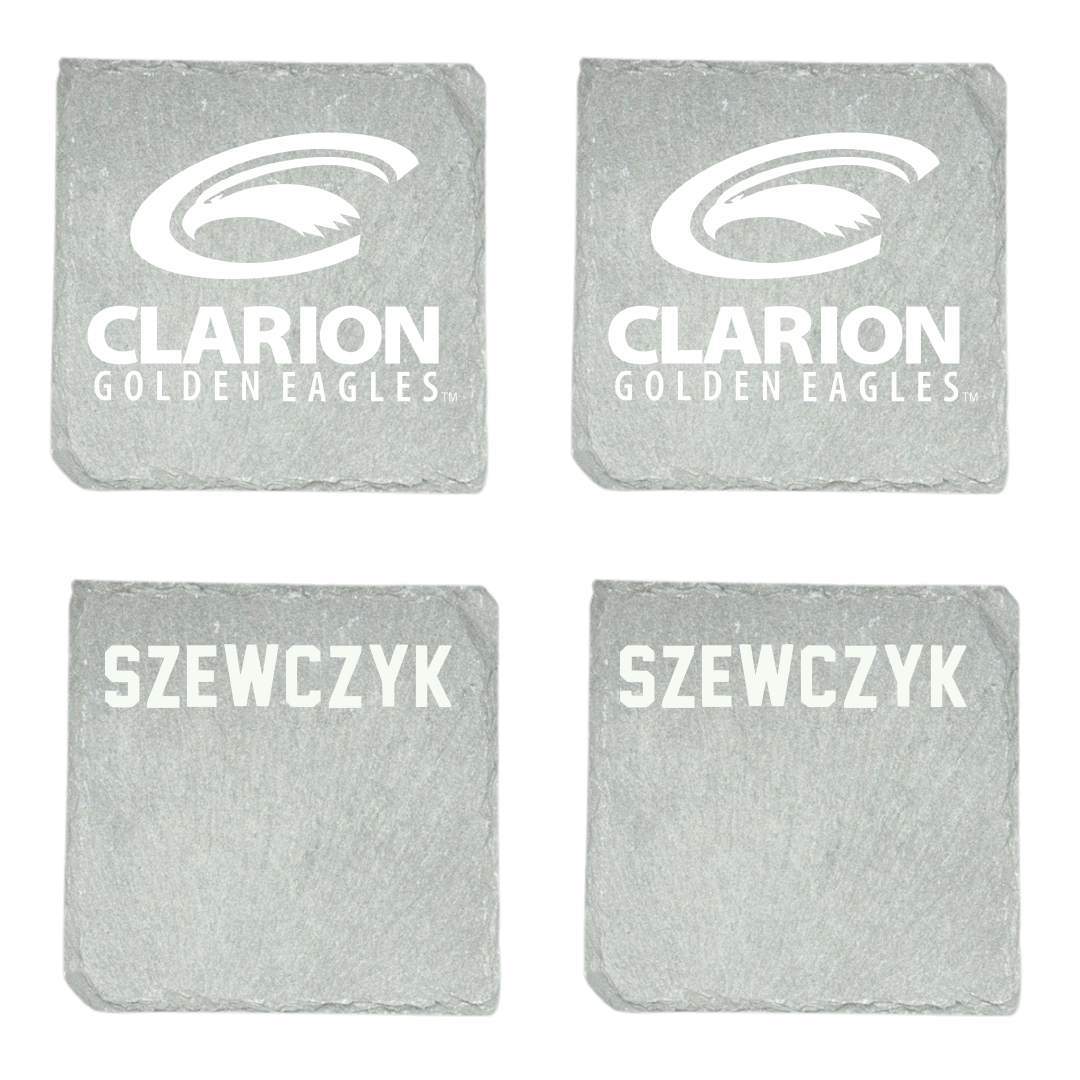 PennWest Clarion Wrestling Stone Coaster (4 Pack)  - Ky Szewczyk