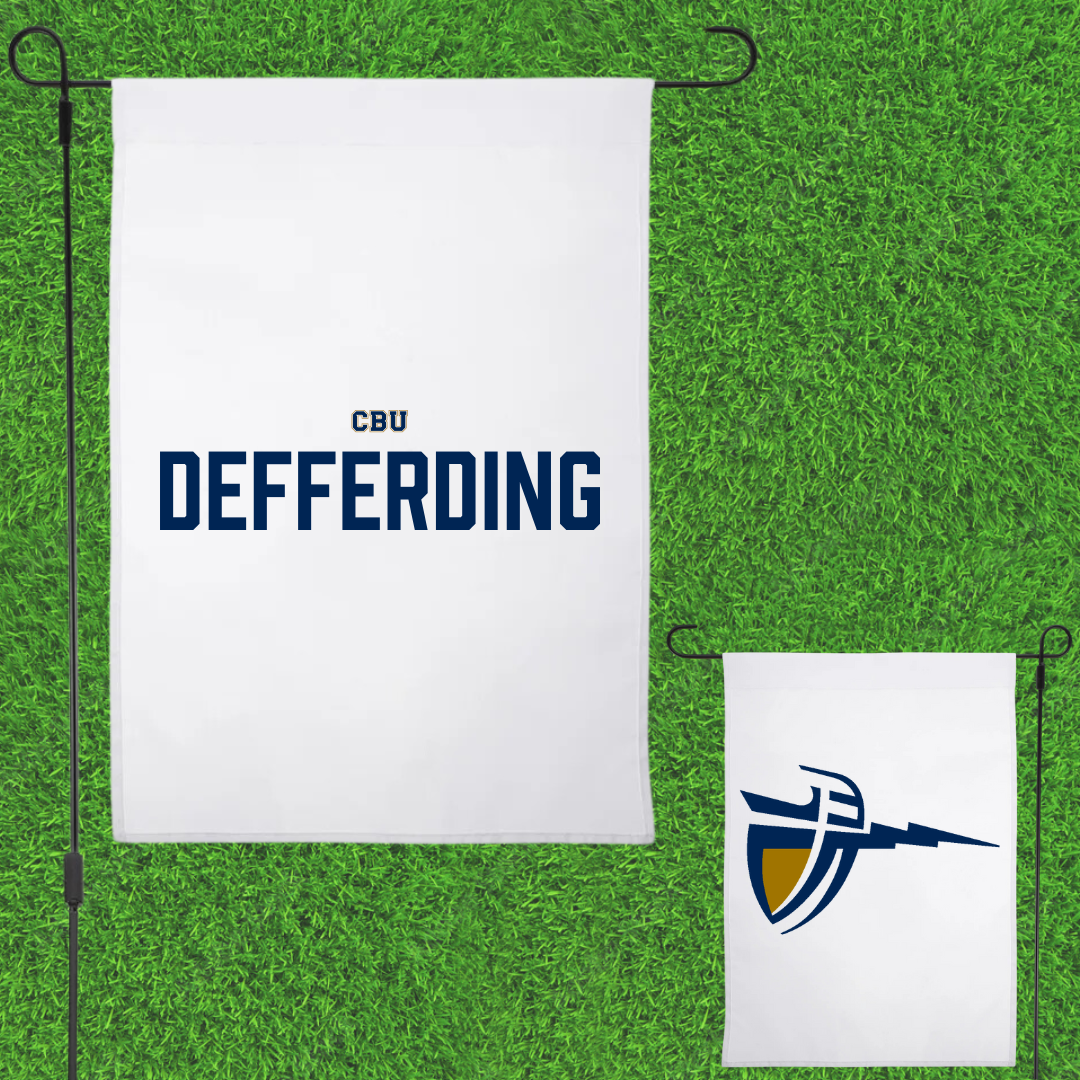 California Baptist University Cheer White Garden Flag - Hailey Defferding