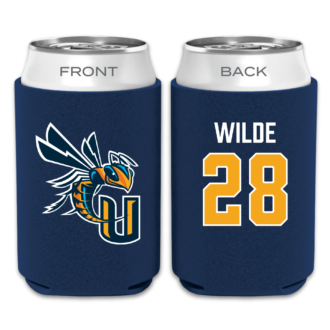Cedarville University Baseball Navy Can Cooler - #28 Kaden Wilde