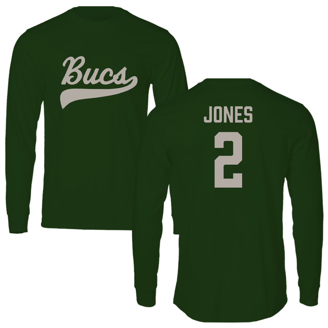 Shelton State Community College Basketball (M) Forest Green Performance Long Sleeve - #2 Mason Jones