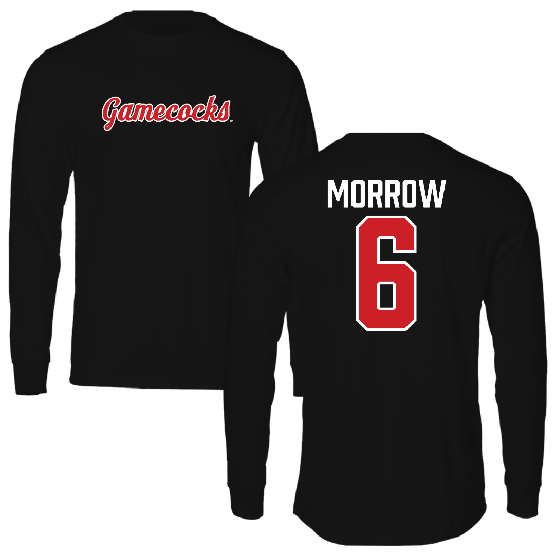 Jacksonville State University Football Black Performance Long Sleeve - #6 Xavier Morrow
