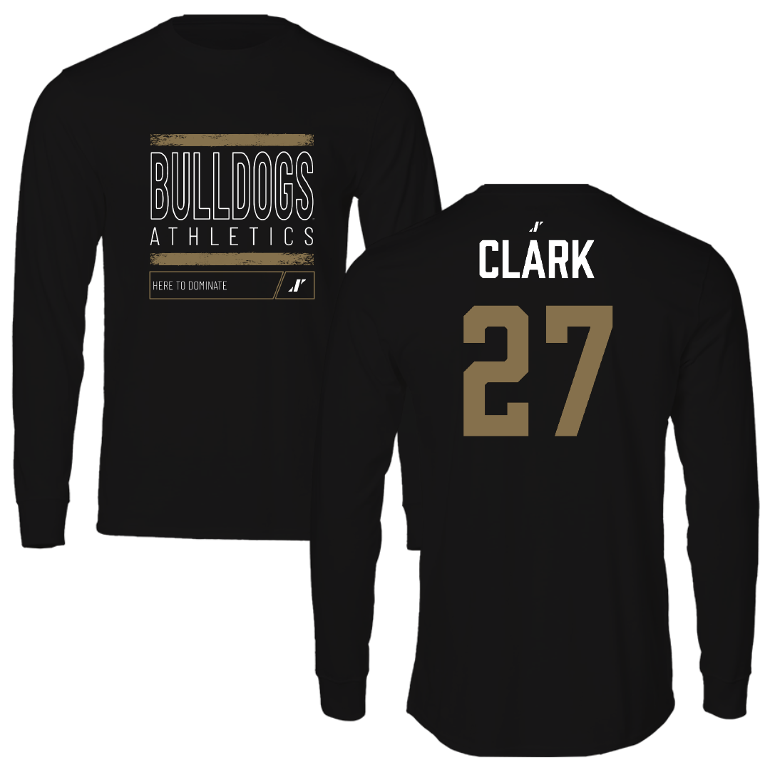 Bryant University Bowling (W) Black Dominate Long Sleeve - #27 Laura Clark