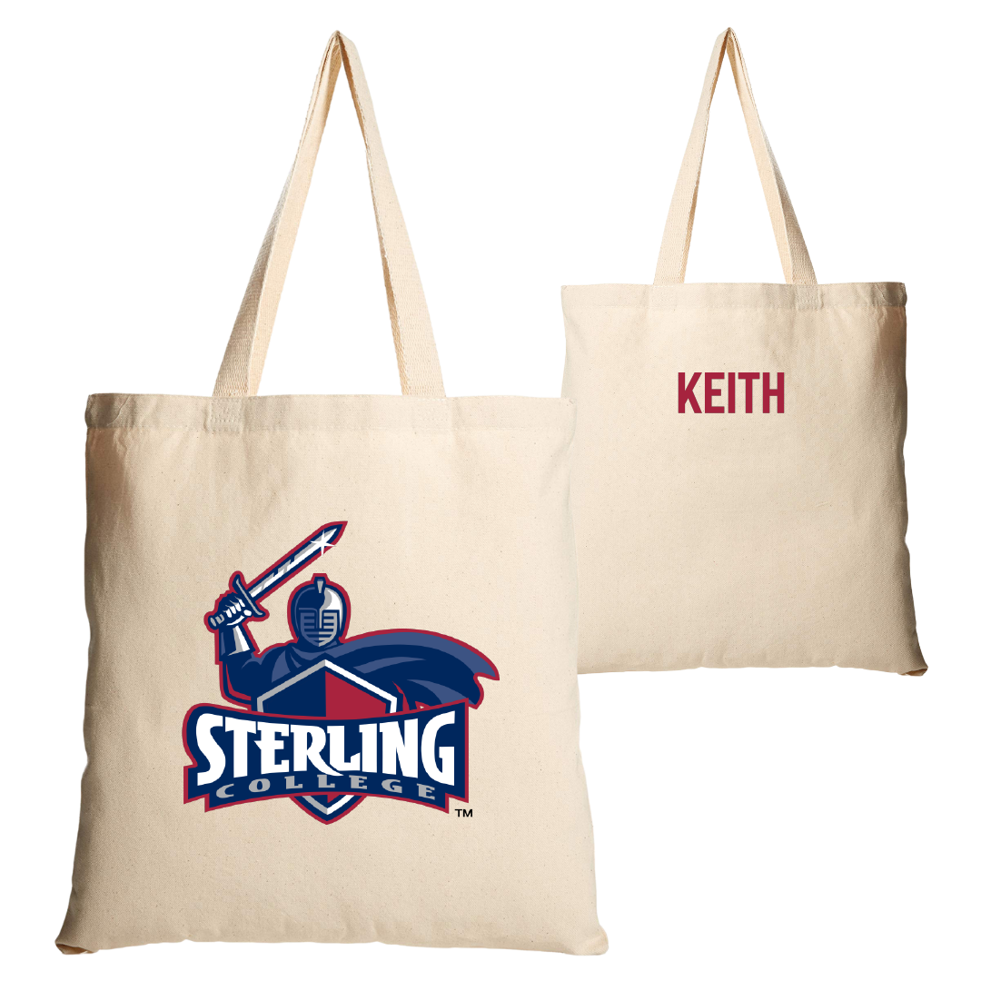 Sterling College Basketball (M) Tan Canvas Tote Bag - Carson Keith