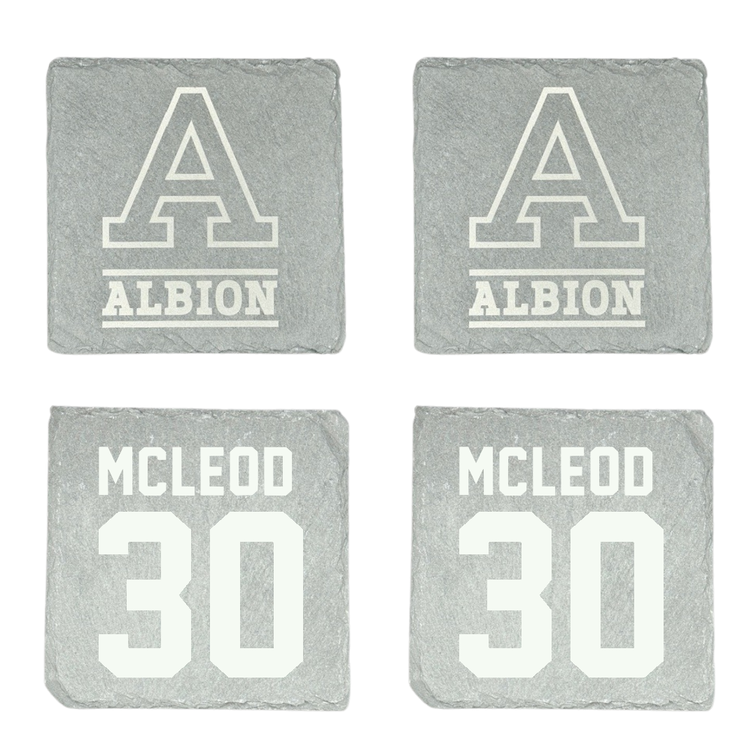Albion College Basketball (W) Stone Coaster (4 Pack)  - #30 Molly McLeod
