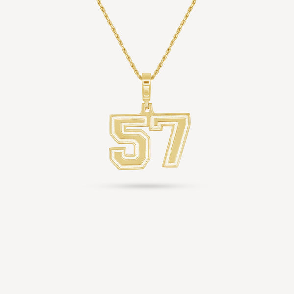 Gold Presidents Pendant and Chain - #57 Hampton Henderson