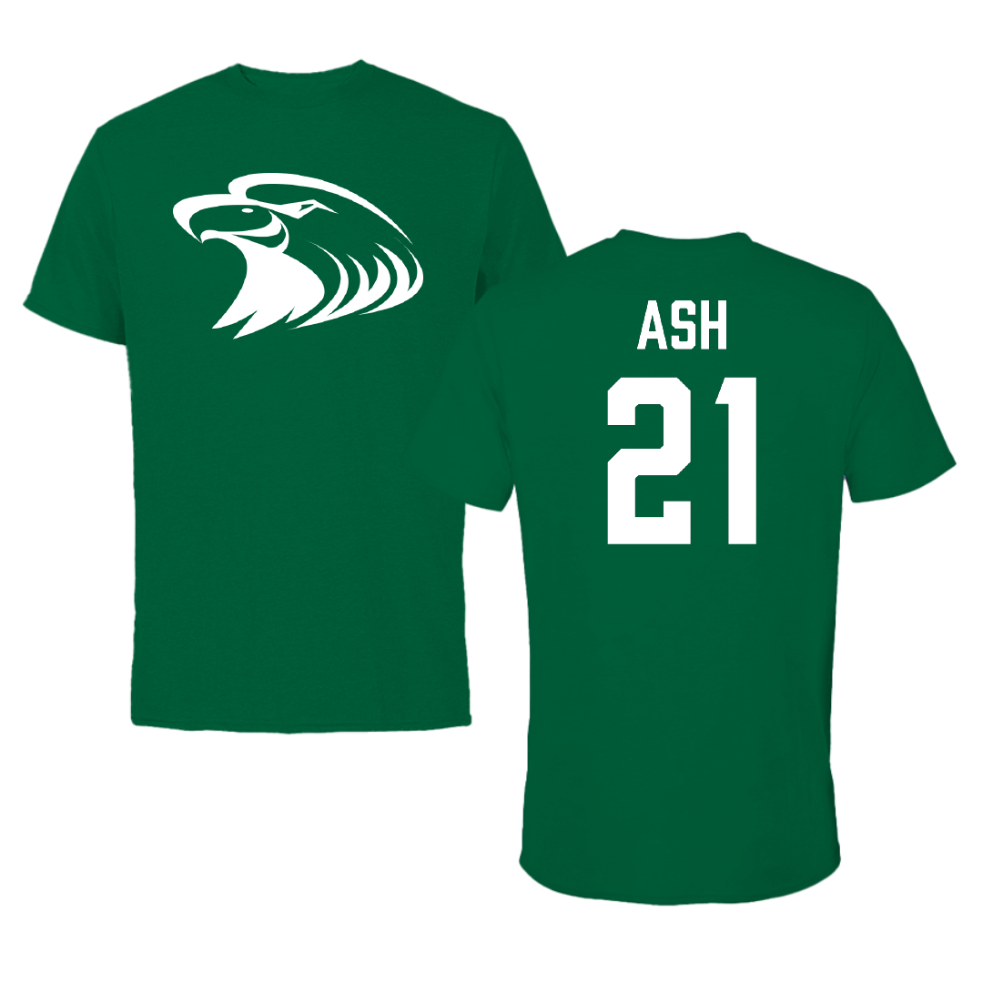 Central Methodist University Softball Green Performance Tee - #21 Brilee Ash