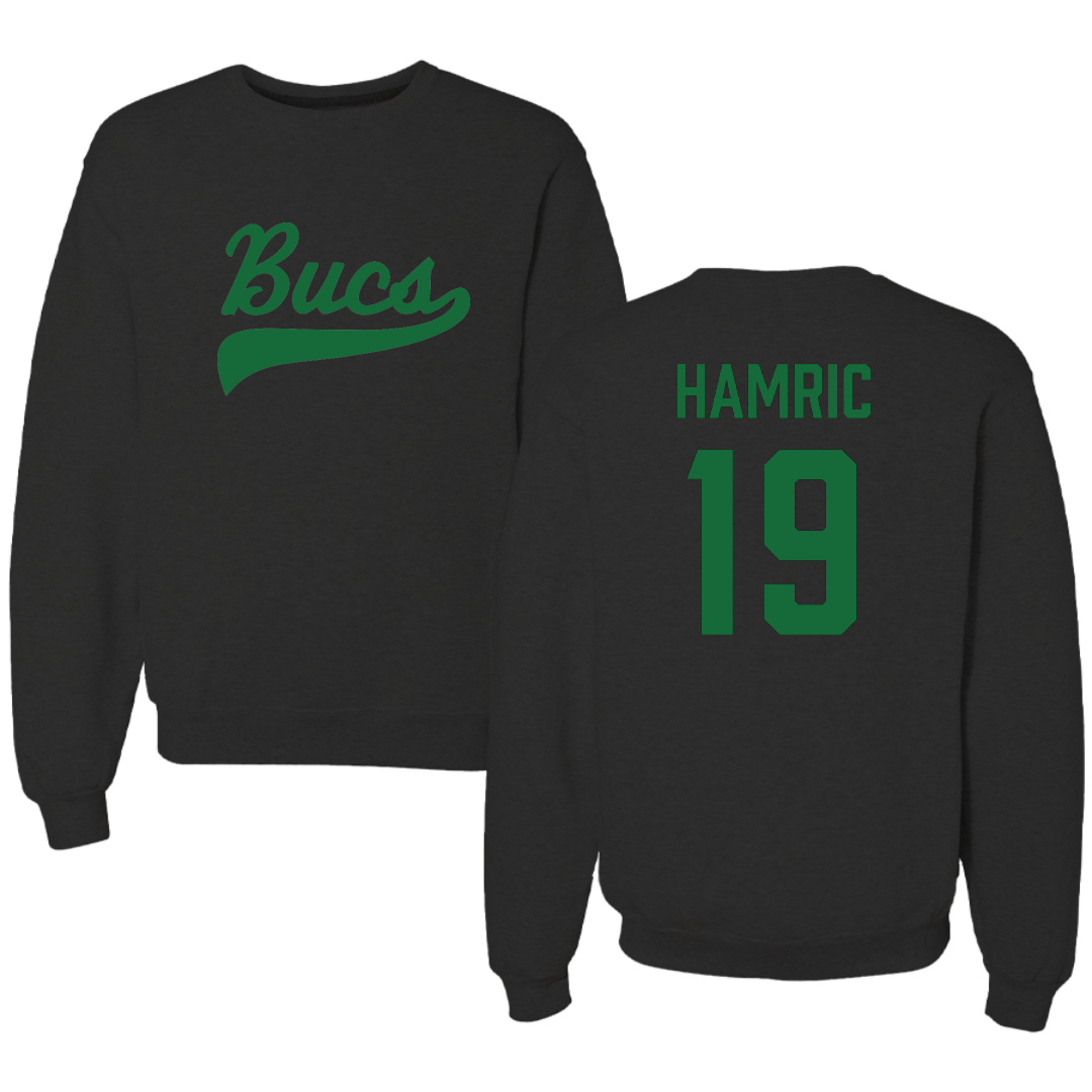 Shelton State Community College Baseball Black Crewneck - #19 Corbin Hamric