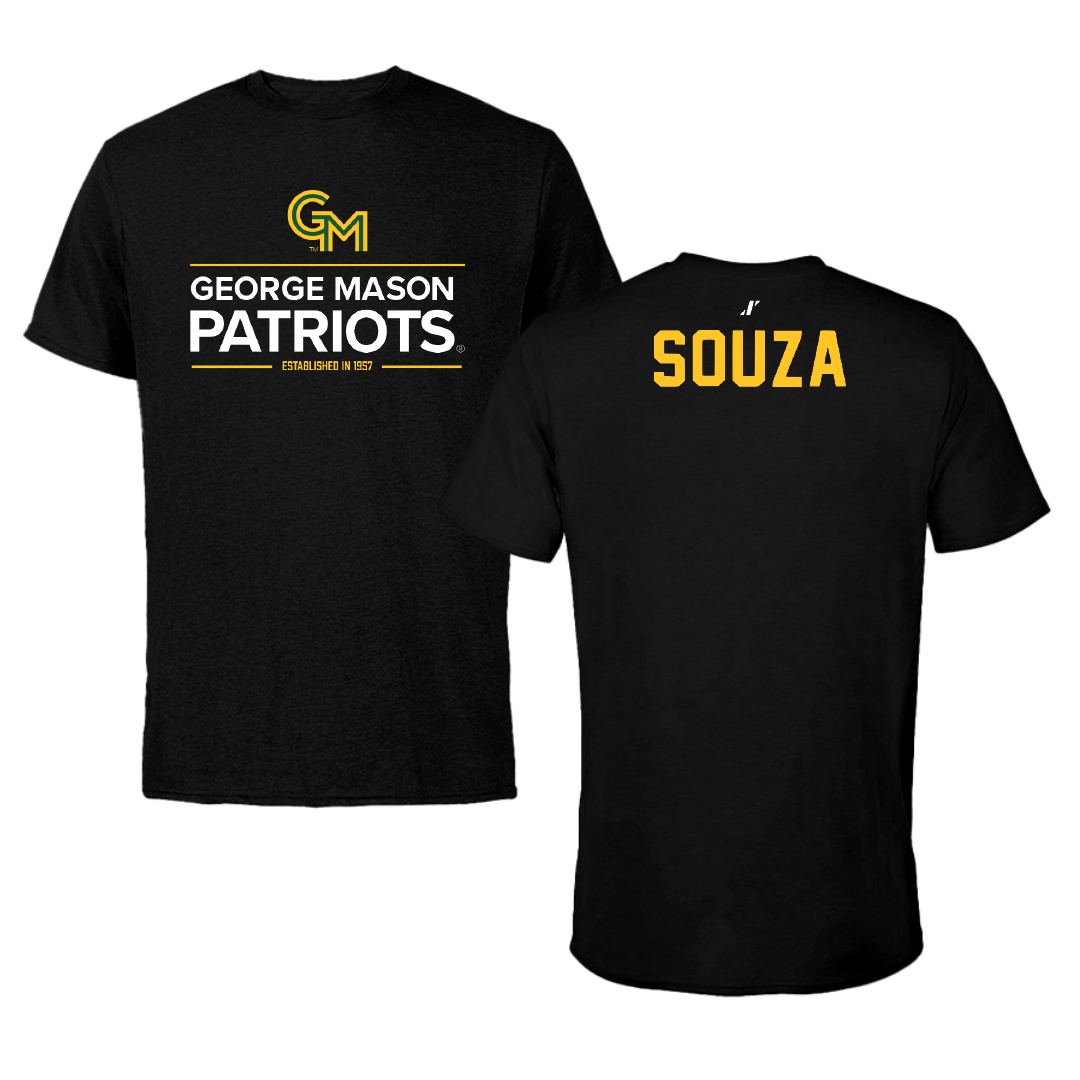 George Mason University Swimming & Diving Black General Performance Tee - Faye Souza