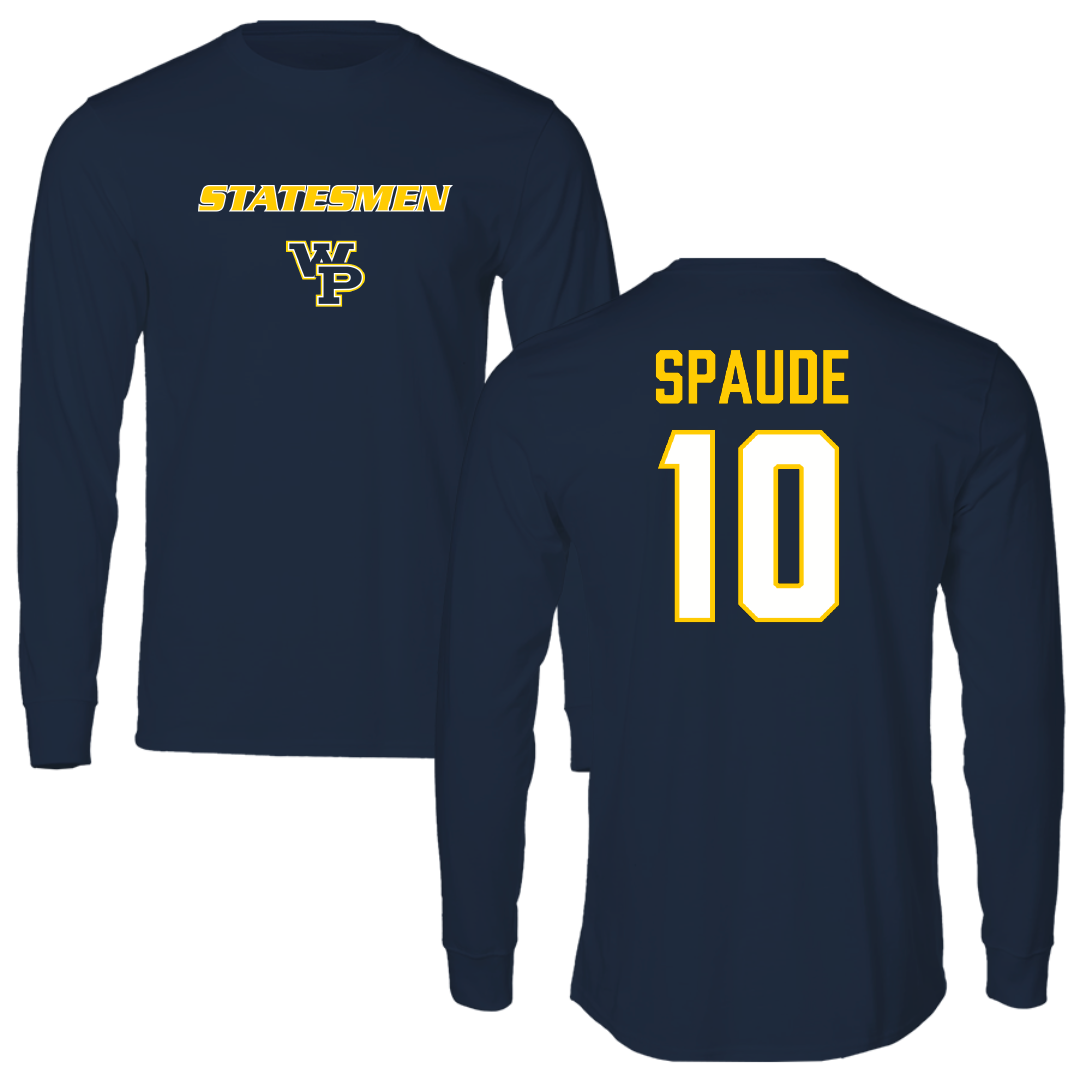 William Penn University Volleyball (M) Navy Performance Long Sleeve - #10 Sam Spaude