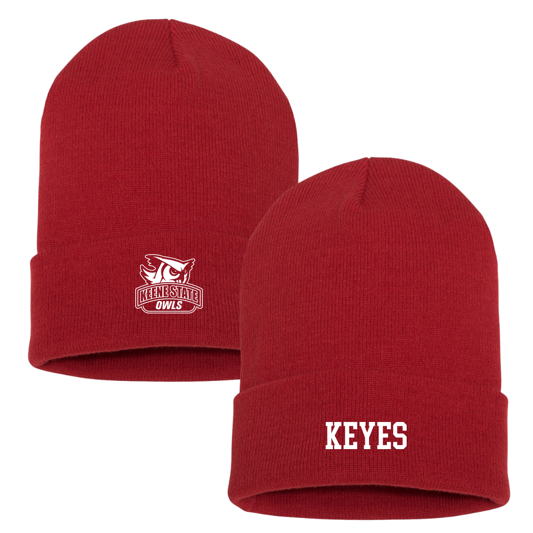 Keene State College Soccer (M) Red Beanie - #24 Tiago Keyes