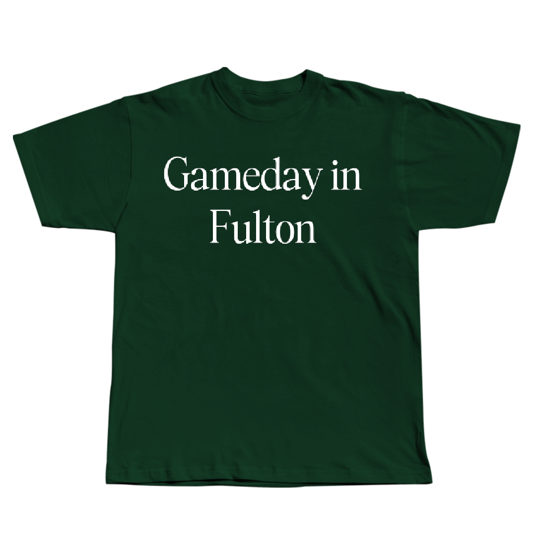 William Woods University Baseball Forest Green Gameday Tee - #7 Carson Shettlesworth