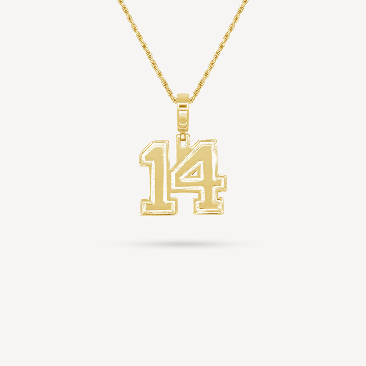 Gold Presidents Pendant and Chain - #14 Davin Hawkins