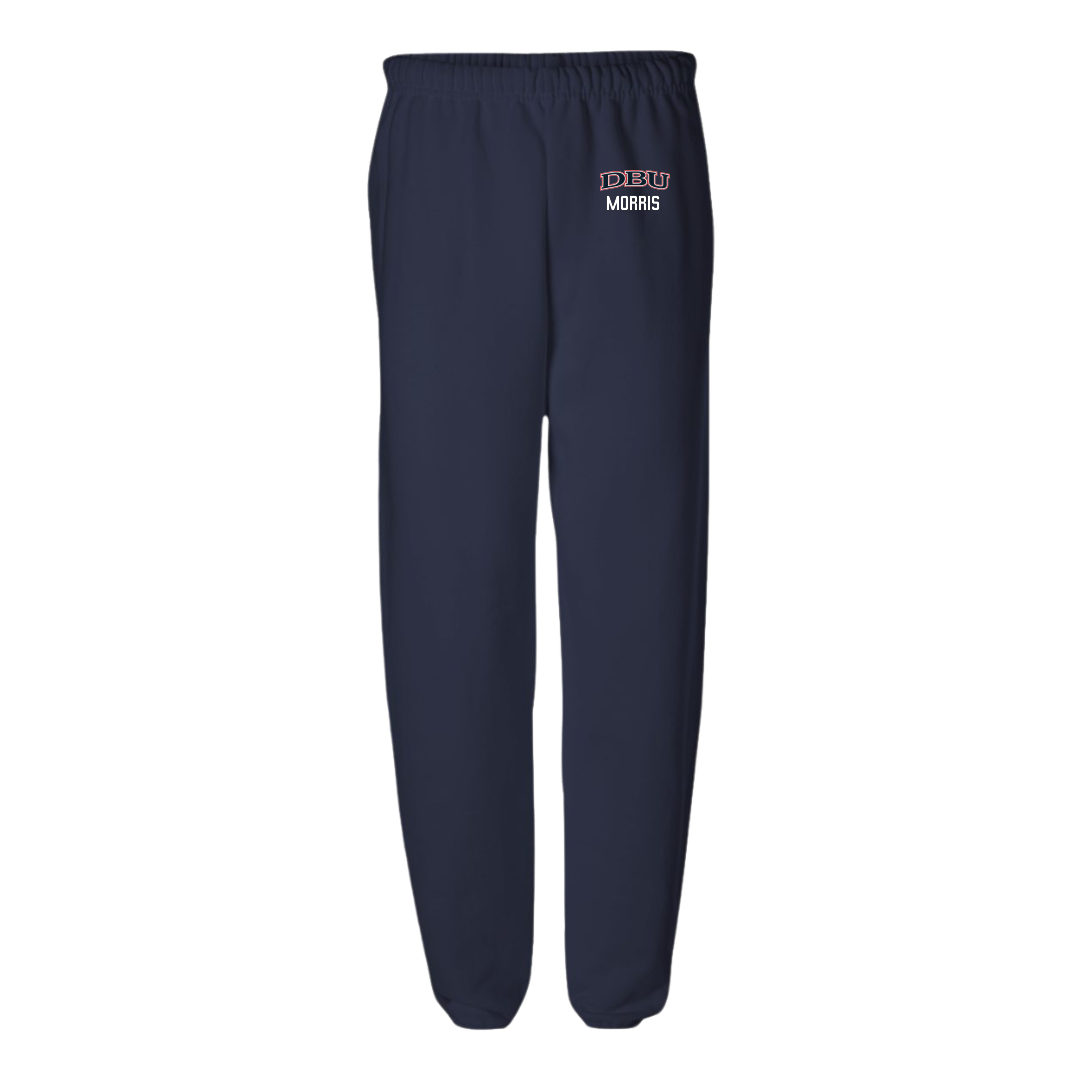 Dallas Baptist University TF and XC Navy Sweatpants - Meggie Morris