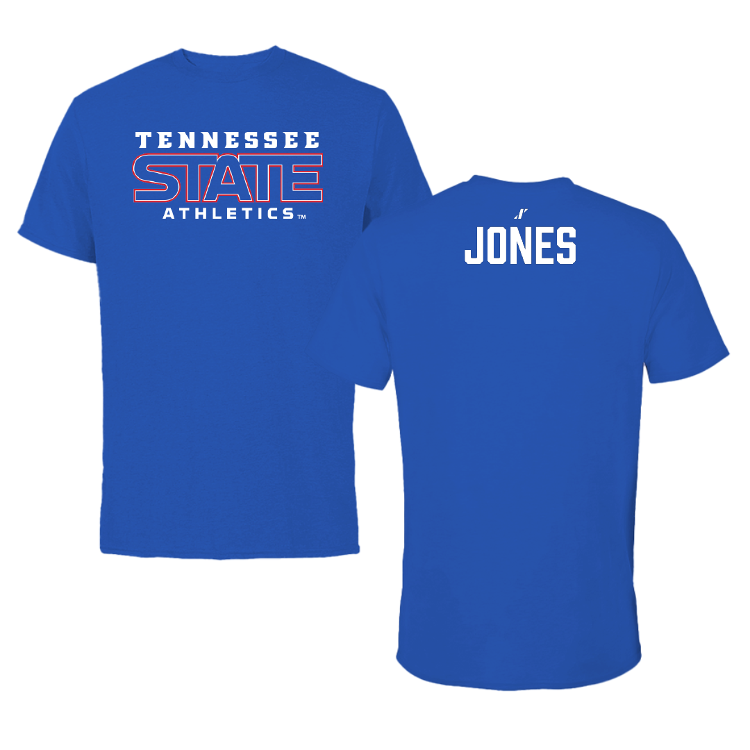 Tennessee State University TF and XC Blue Tee - Kolby Jones