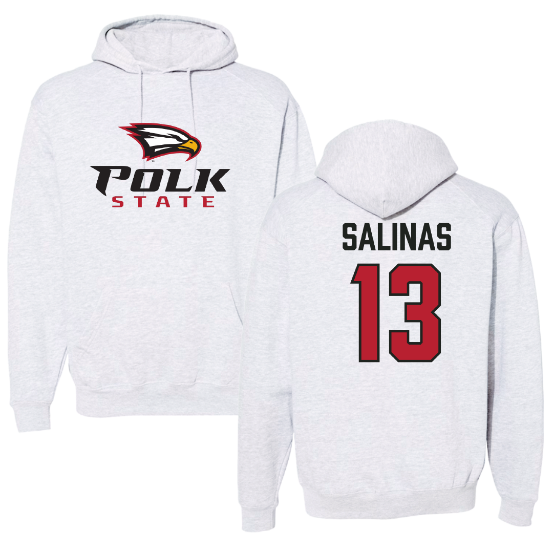 Polk State College Softball Gray Hoodie - #13 Marianna Salinas