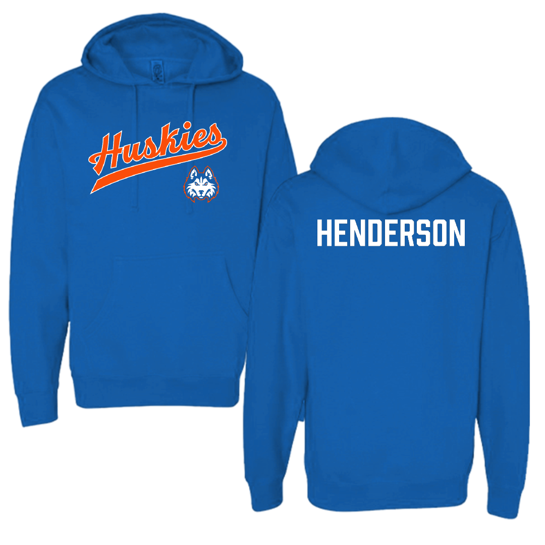 Houston Christian University Football Blue General Hoodie - Micah Henderson
