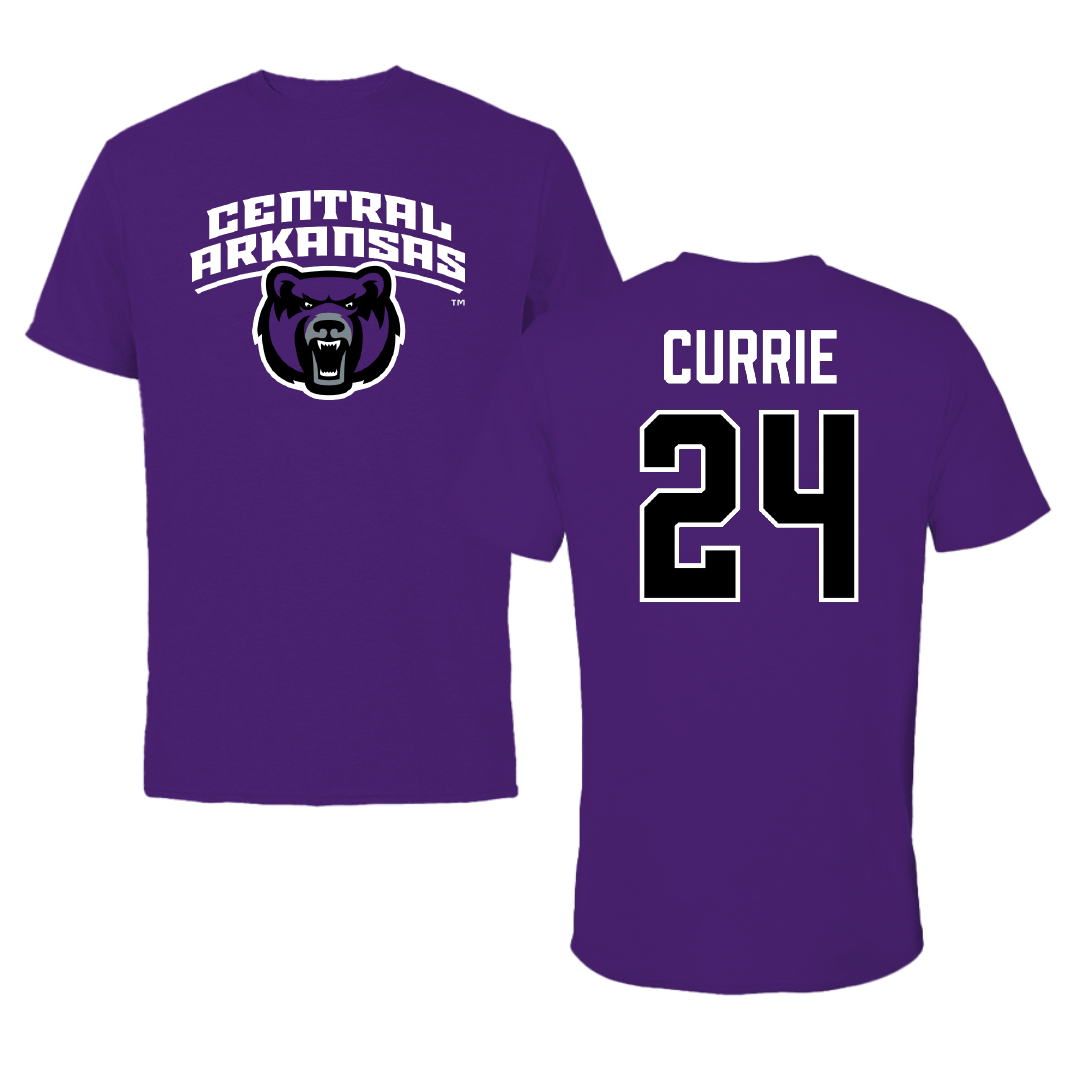 University of Central Arkansas Softball Purple Tee - #24 Sarah Currie