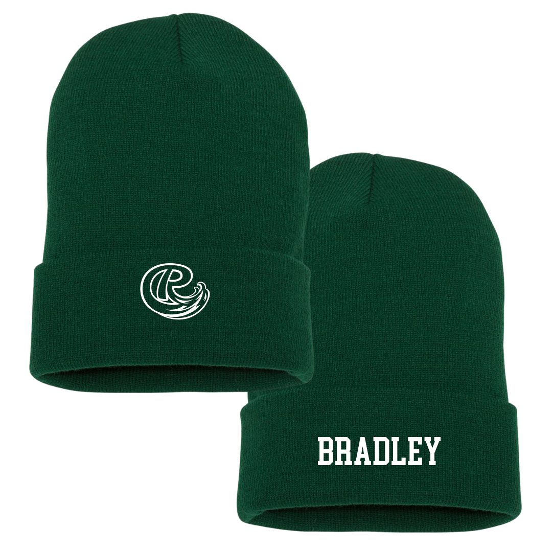 Roosevelt University Football University Green Beanie - #48 Alex Bradley