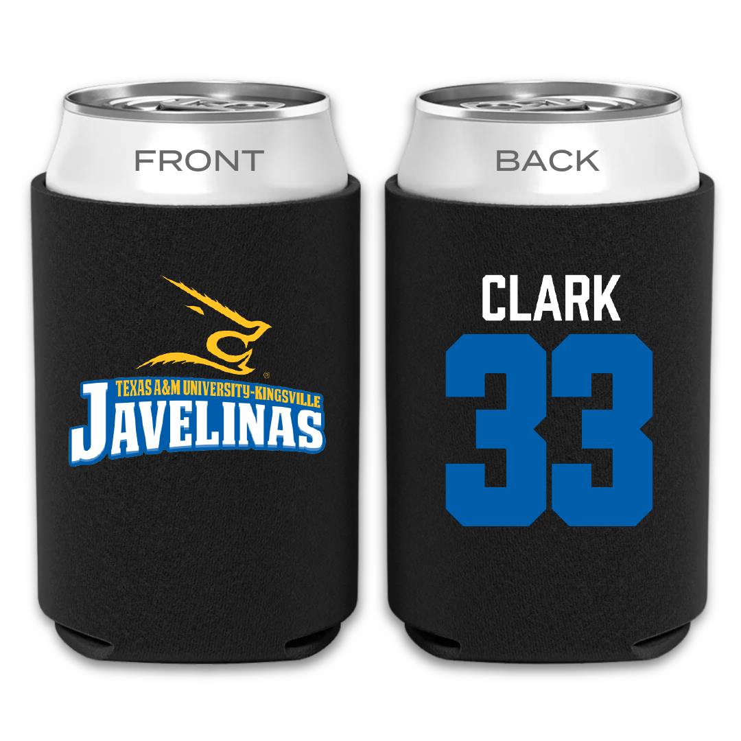 Texas A&M University-Kingsville Basketball Black Can Cooler - #33 Jason Clark