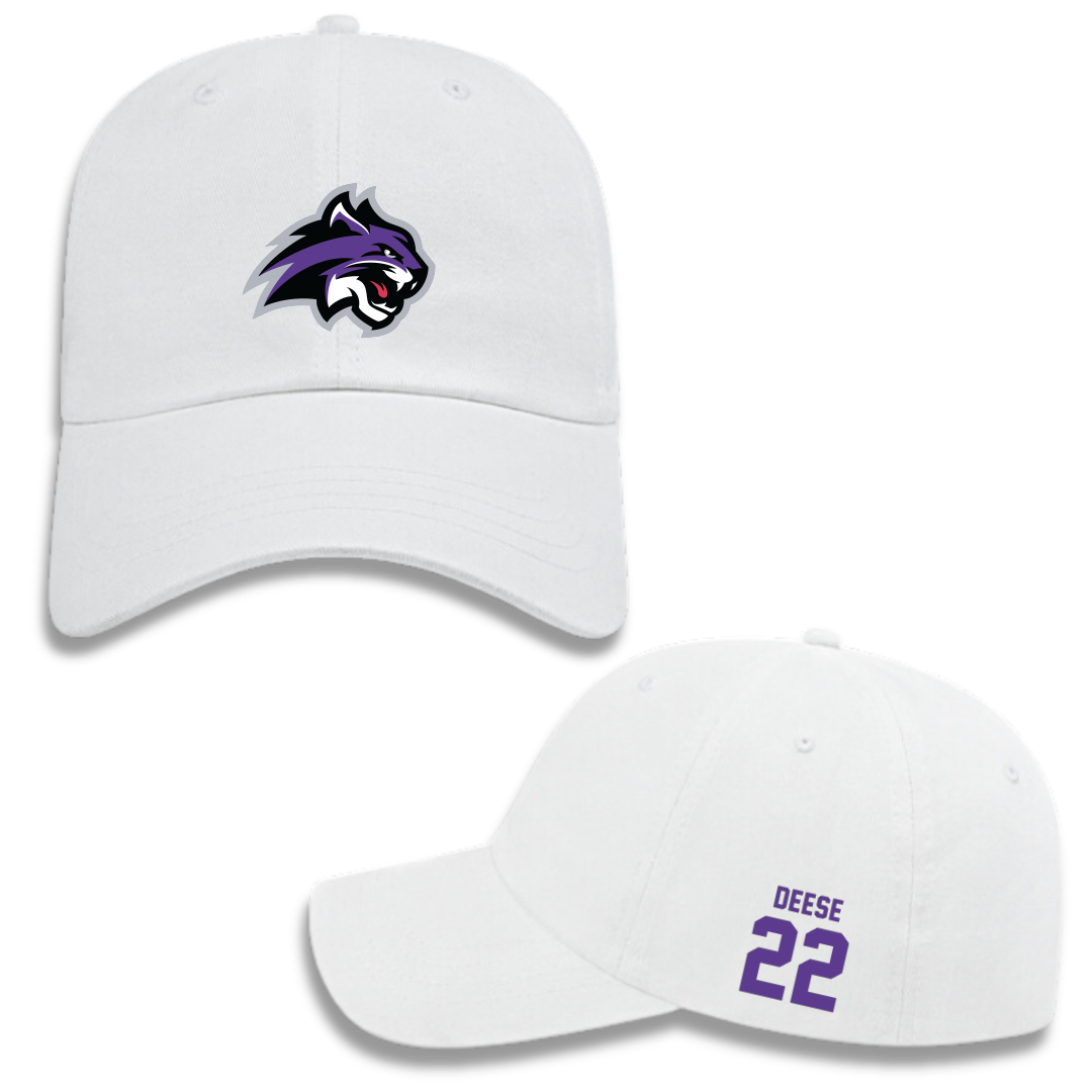 Wiley University Softball White Hat - #22 Jaiden Deese