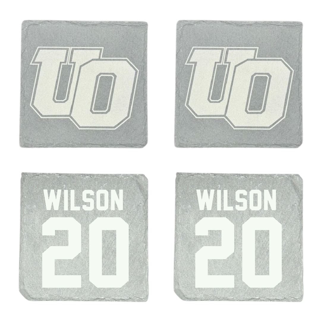 The University of Olivet Volleyball (M) Stone Coaster (4 Pack)  - #20 Donovan Wilson