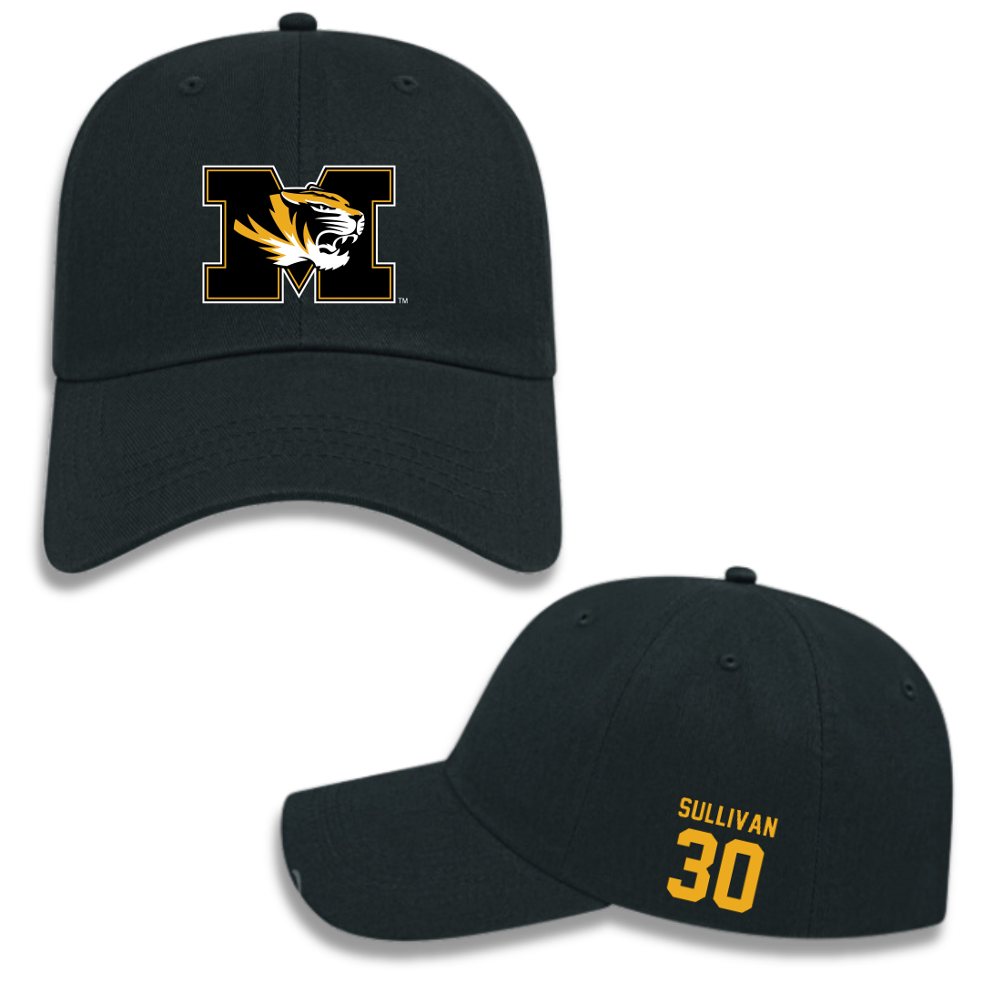 University of Missouri Baseball Black Hat - #30 Luke Sullivan